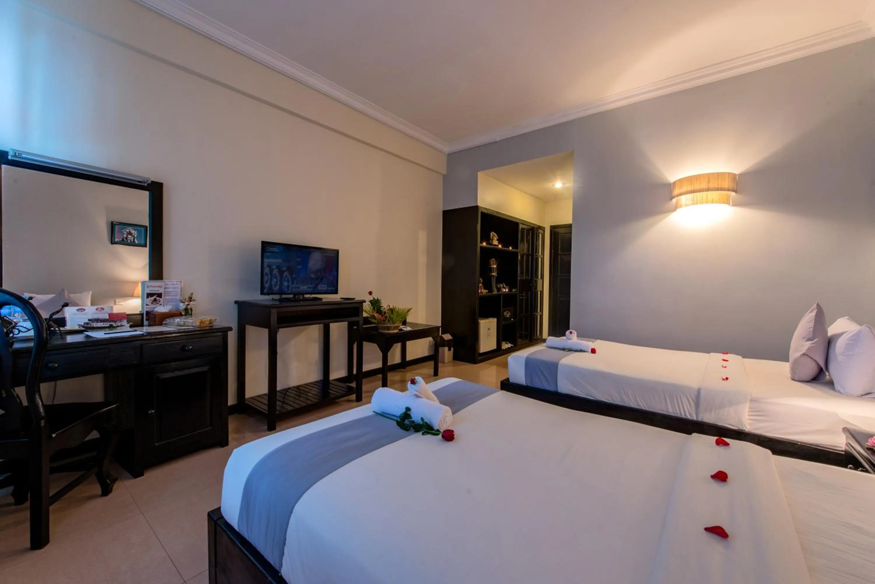 Photo of the whole room, Bed in Angkor Panoramic Boutique Hotel