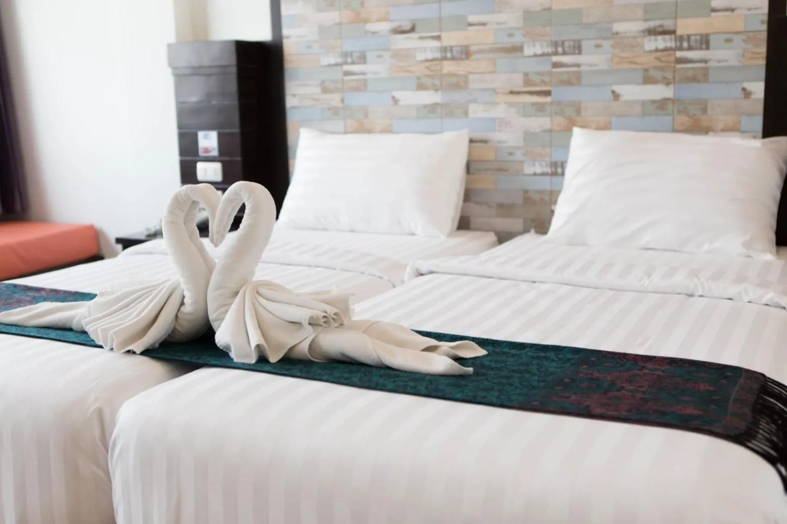 Bed in Serene Residence