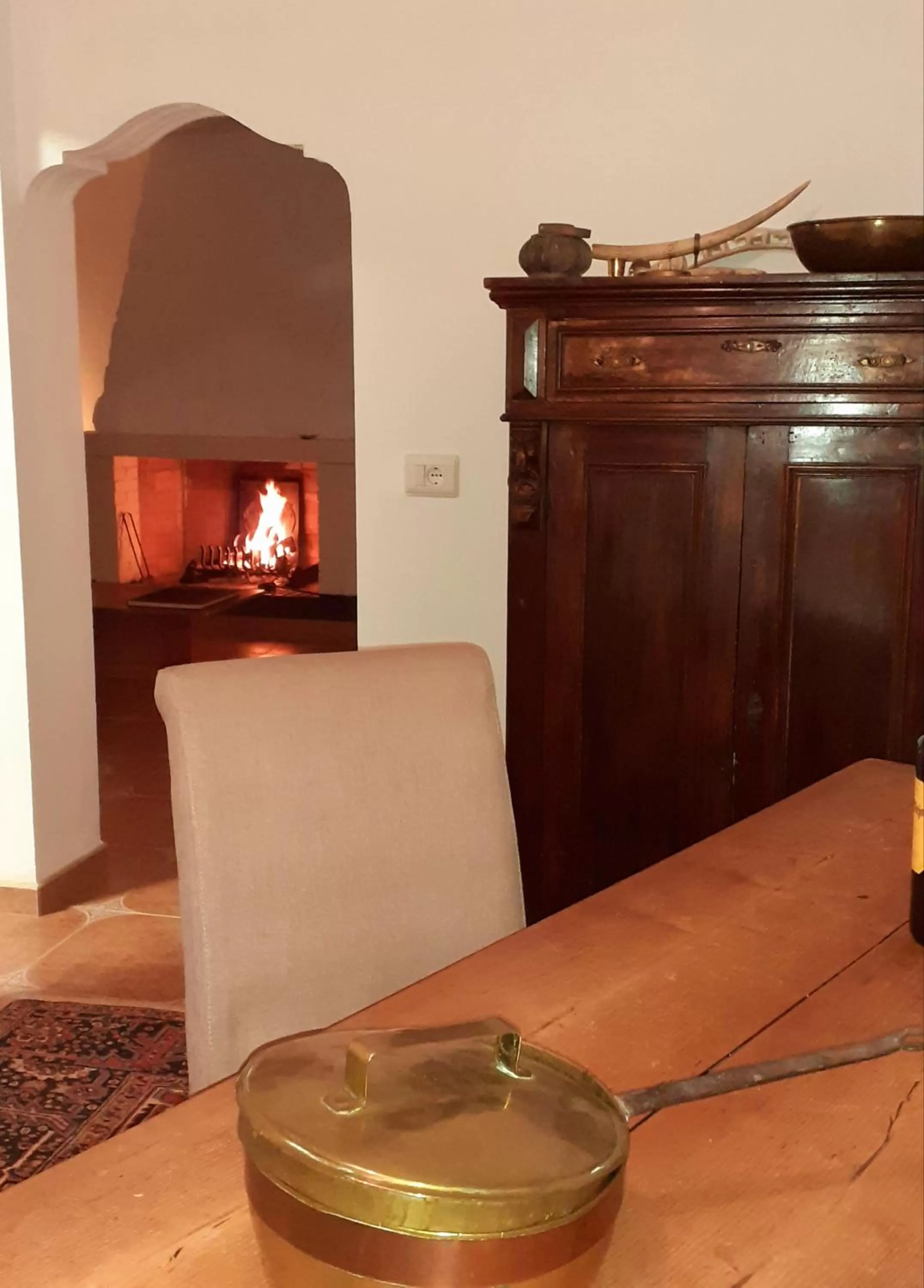 Living room in Casa Loro Loco B&B