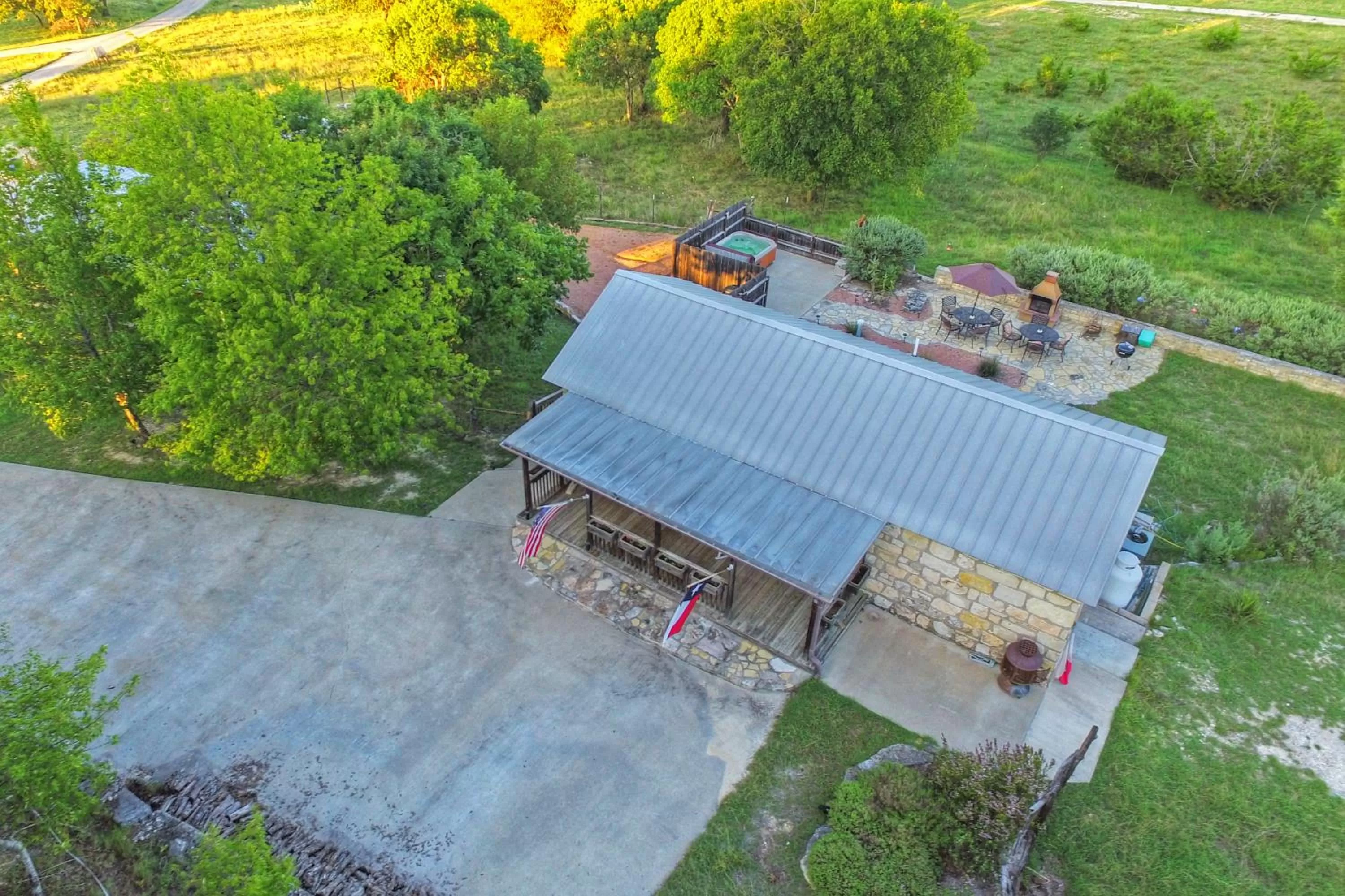 Patio in A Barn At The Quarry