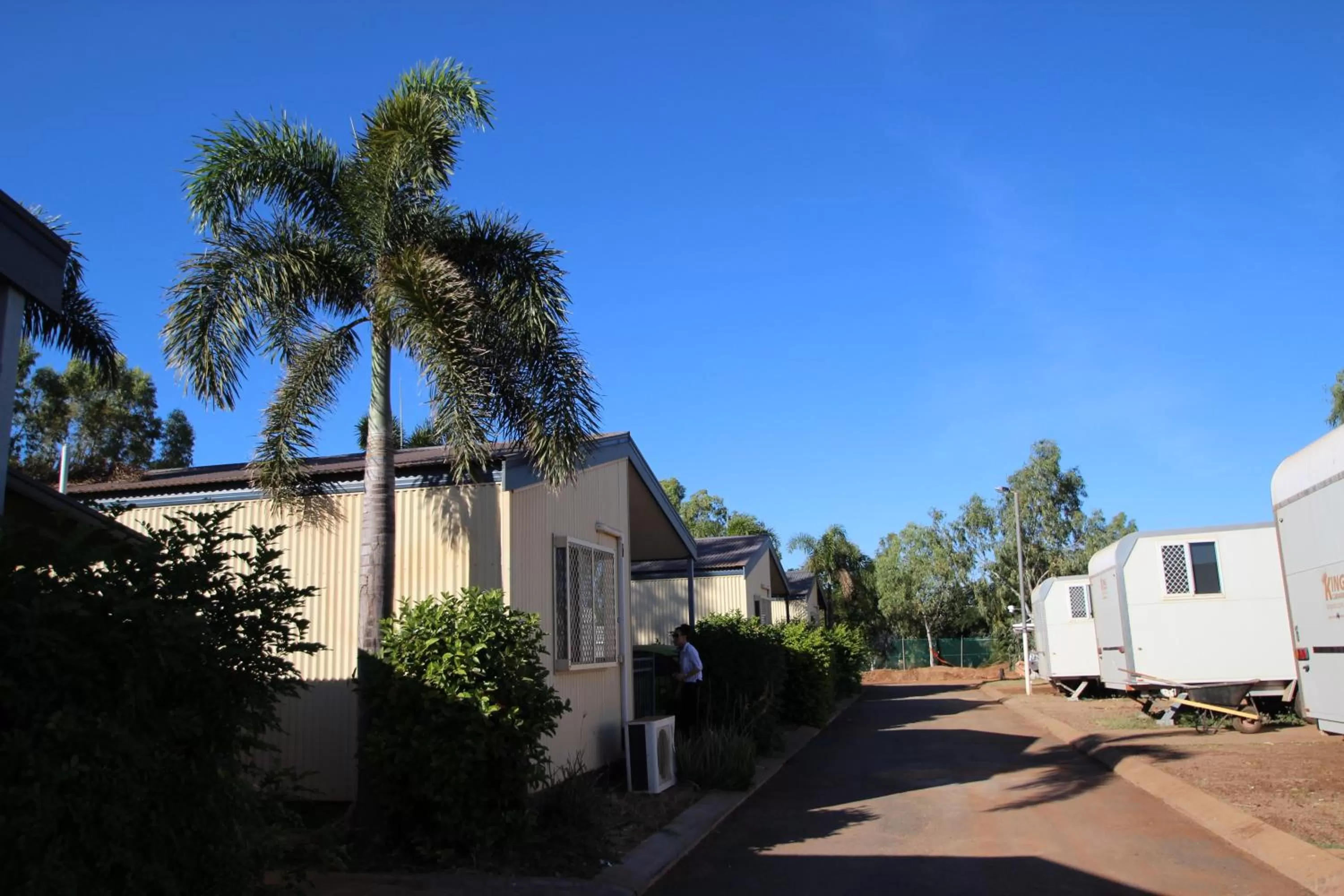Property building in AAOK Karratha Caravan Park