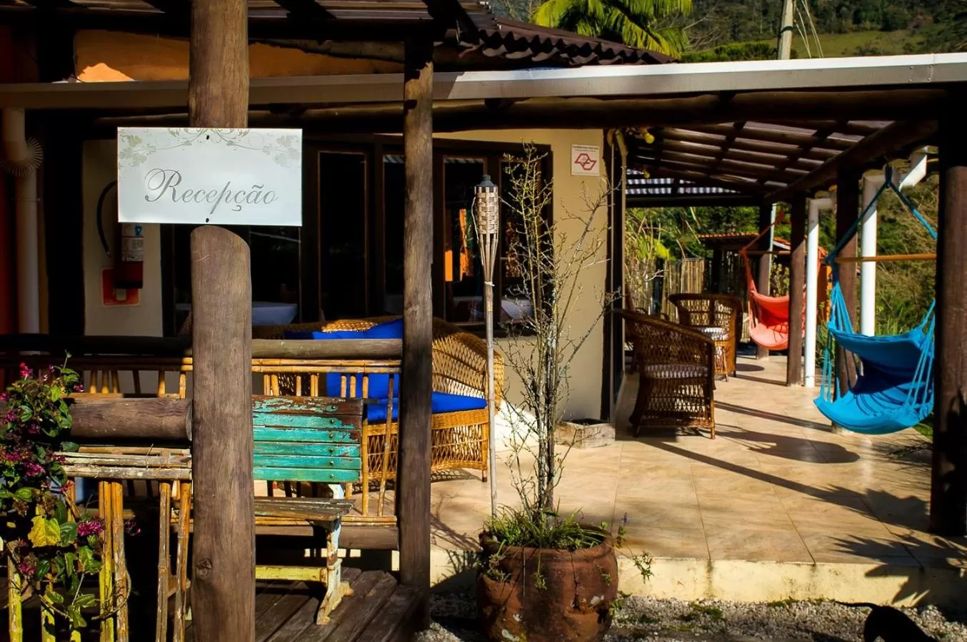 Balcony/Terrace in Pousada Vila Santa Barbara