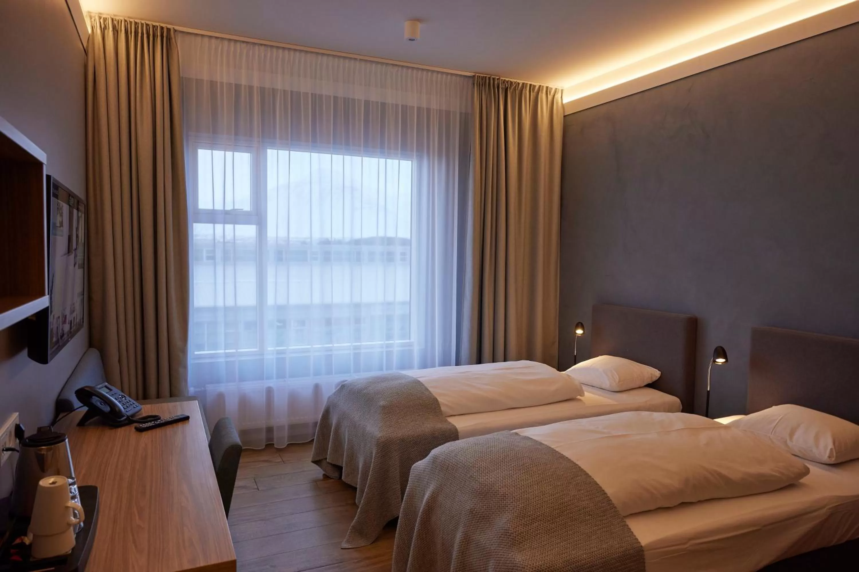 Bed in Hótel Vesturland