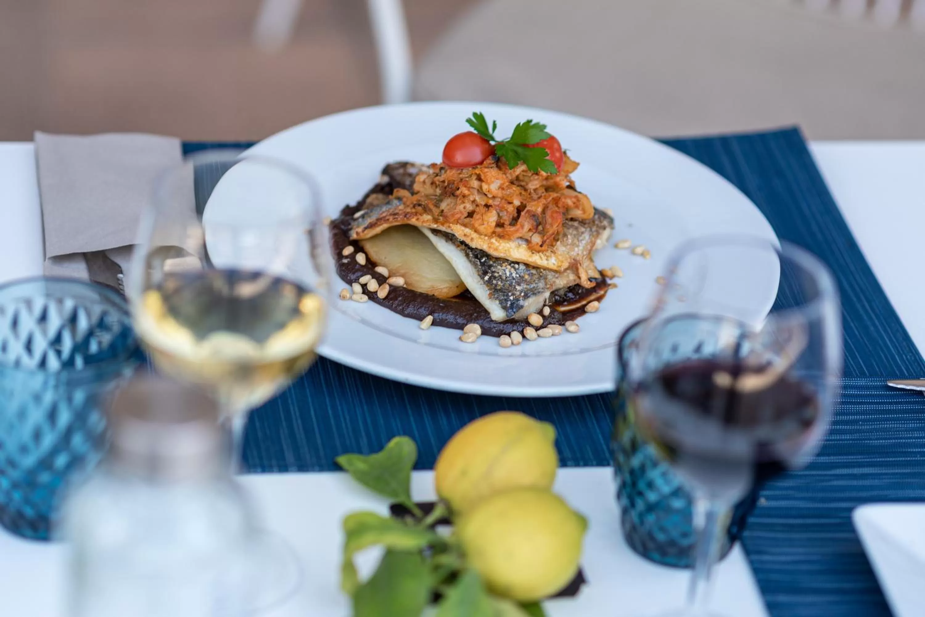 Food and drinks in Hotel Marina