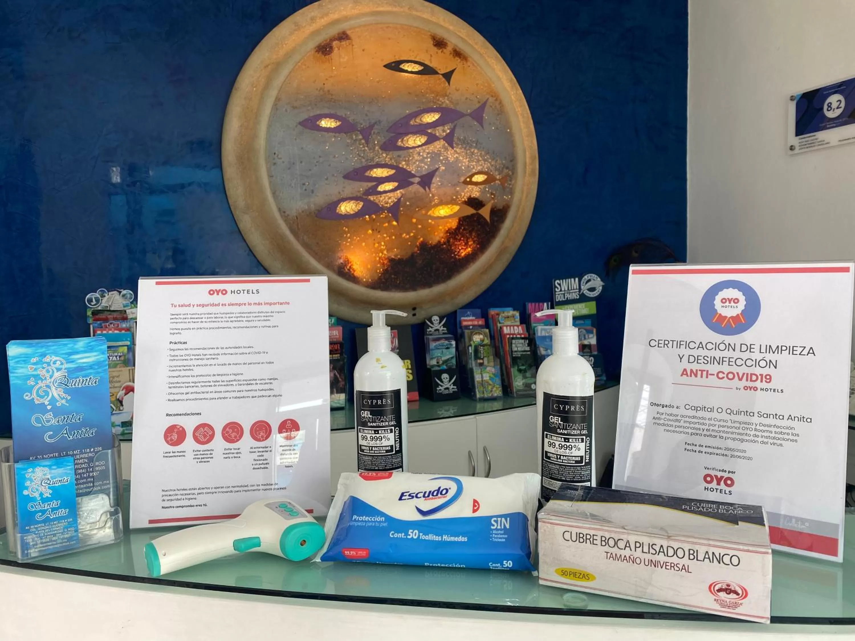 Logo/Certificate/Sign in Quinta Santa Anita