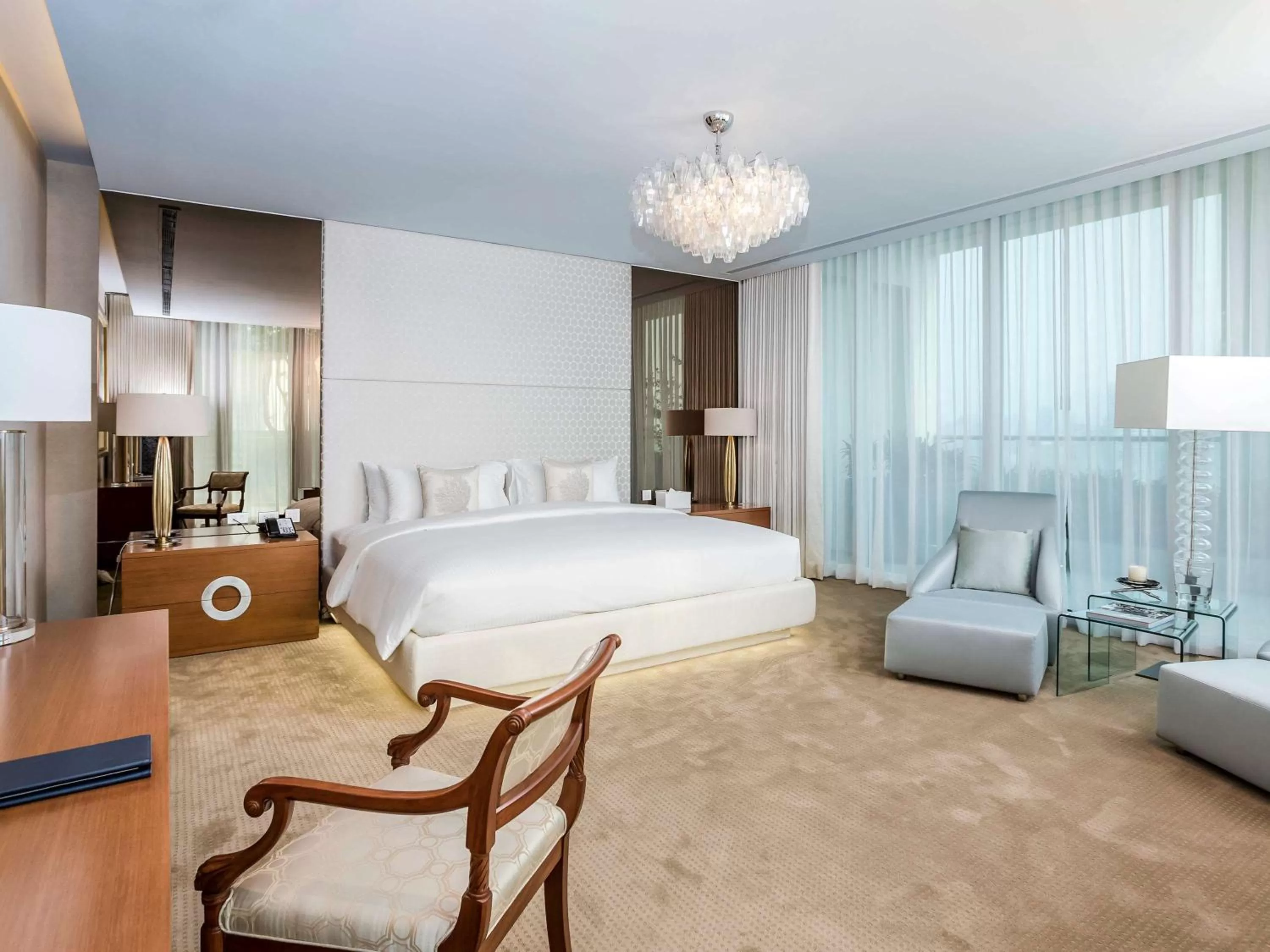 Photo of the whole room, Bed in Novotel Manila Araneta City Hotel