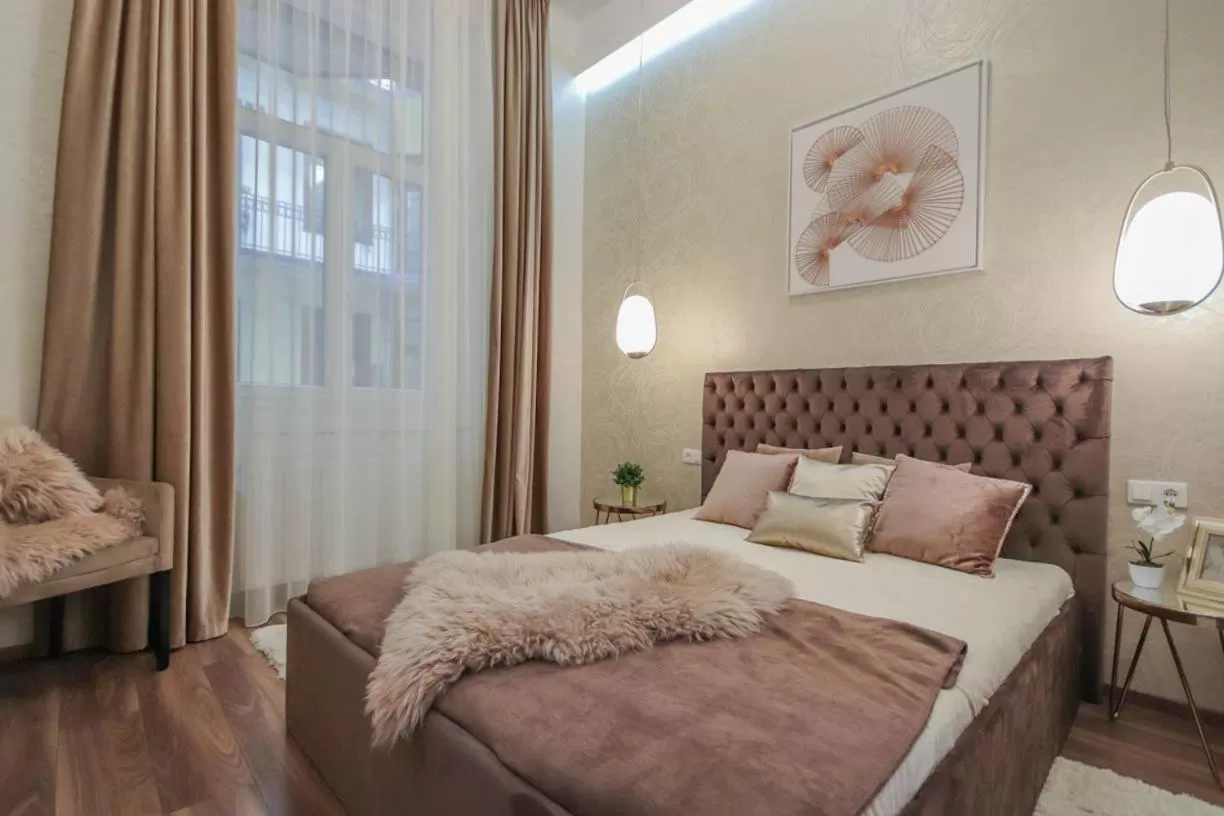 Bedroom, Bed in Bengt Apartment Dohány Str.
