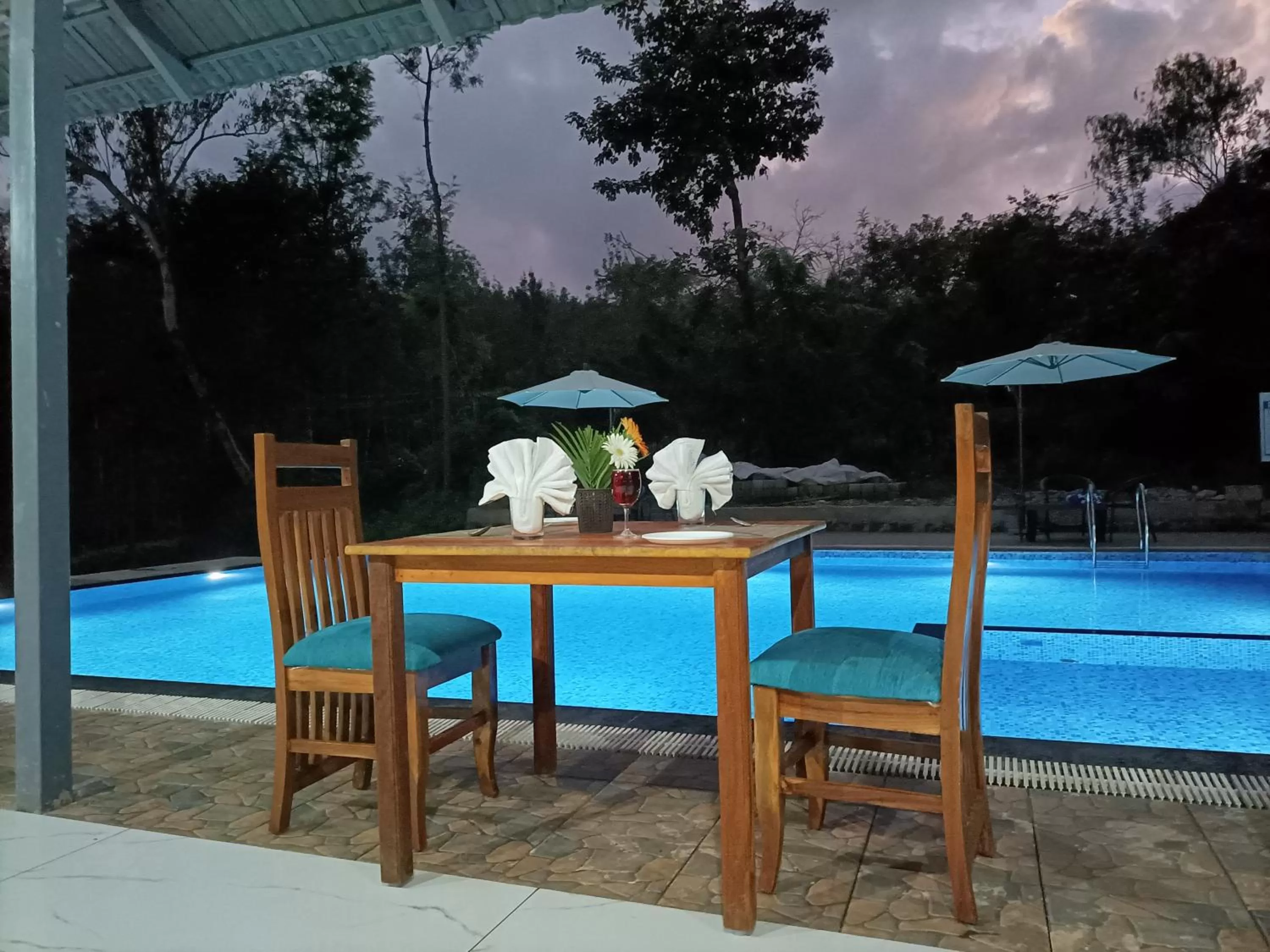 Swimming Pool in The Spectrum Resort, Chikmagalur