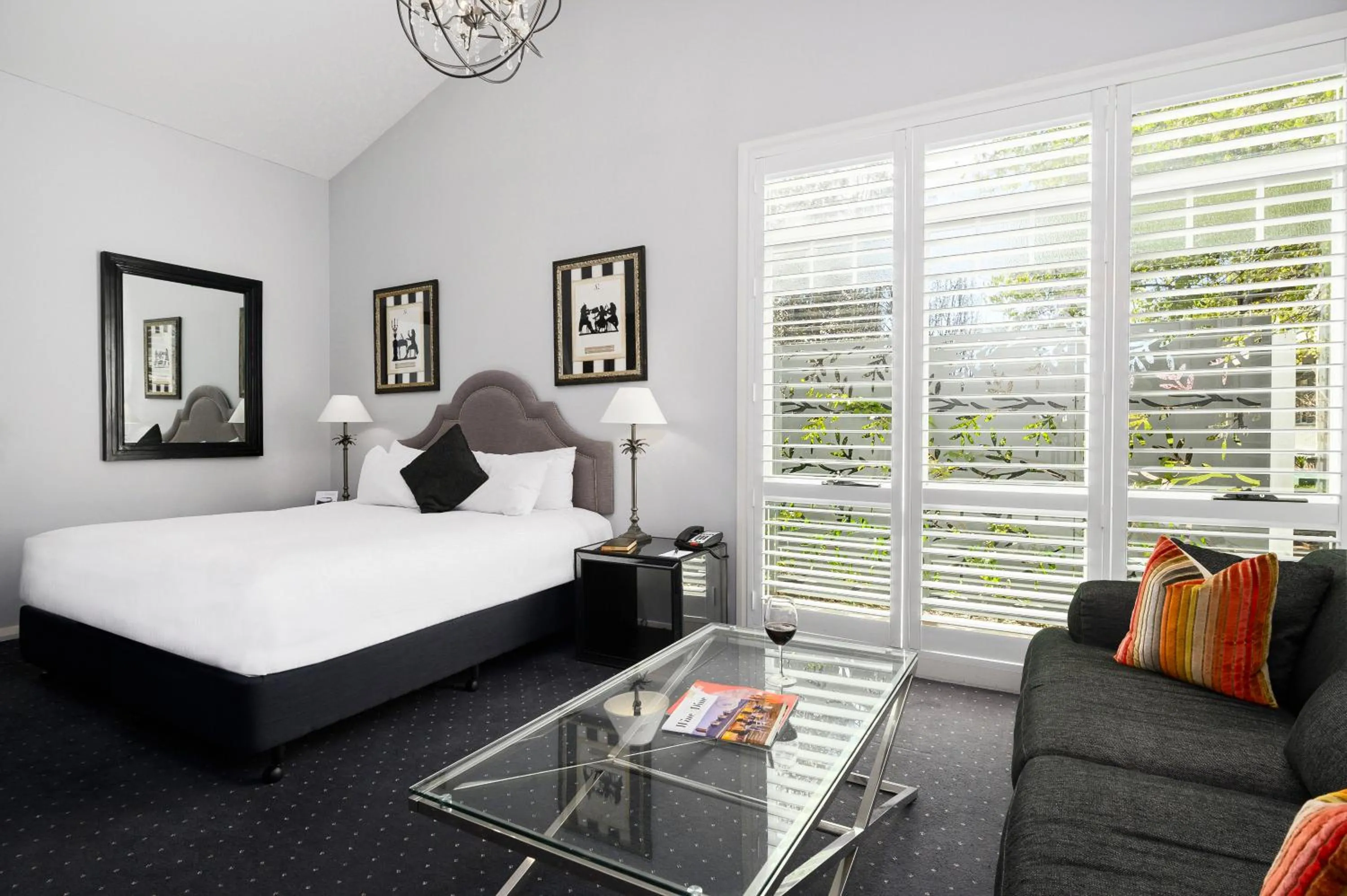 Bedroom, Bed in The Convent Hunter Valley Hotel