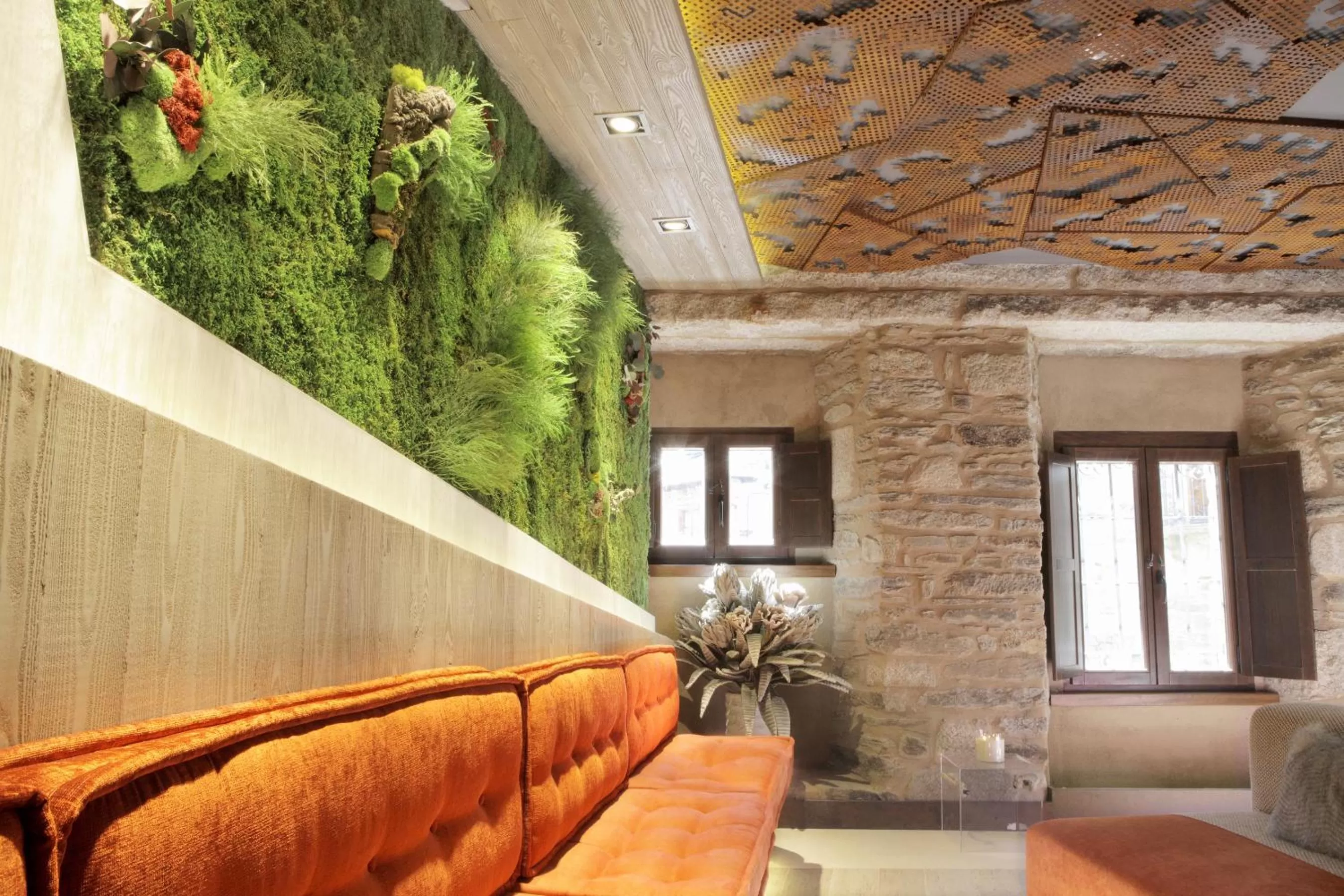 Communal lounge/ TV room in Hotel Las Treixas