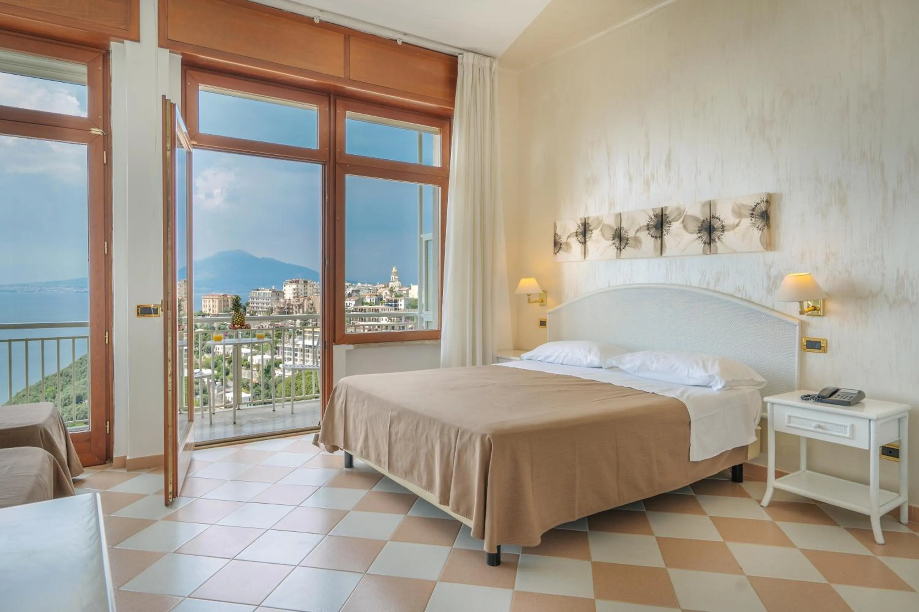 View (from property/room), Bed in Grand Hotel Moon Valley