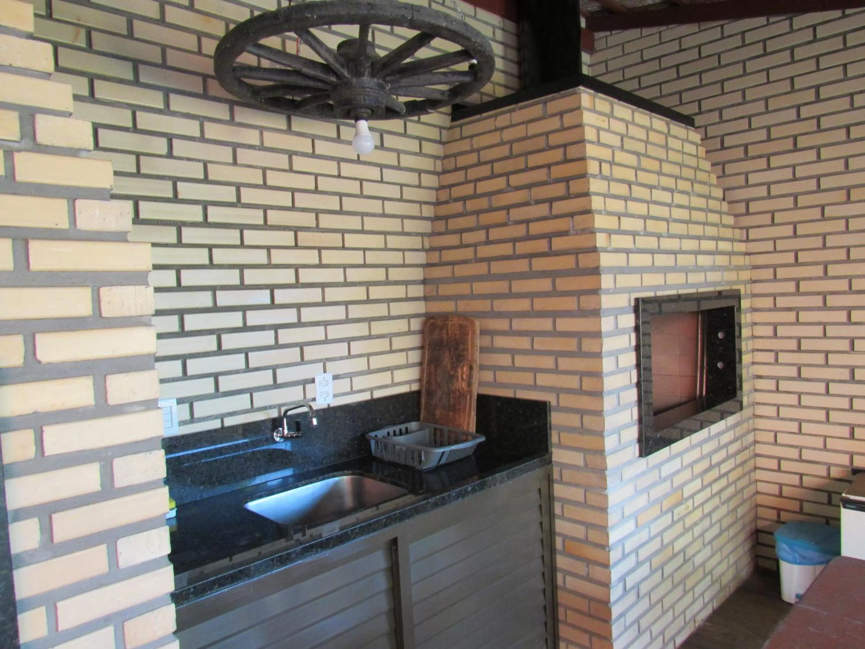 BBQ facilities in Pousada Recanto da Barra