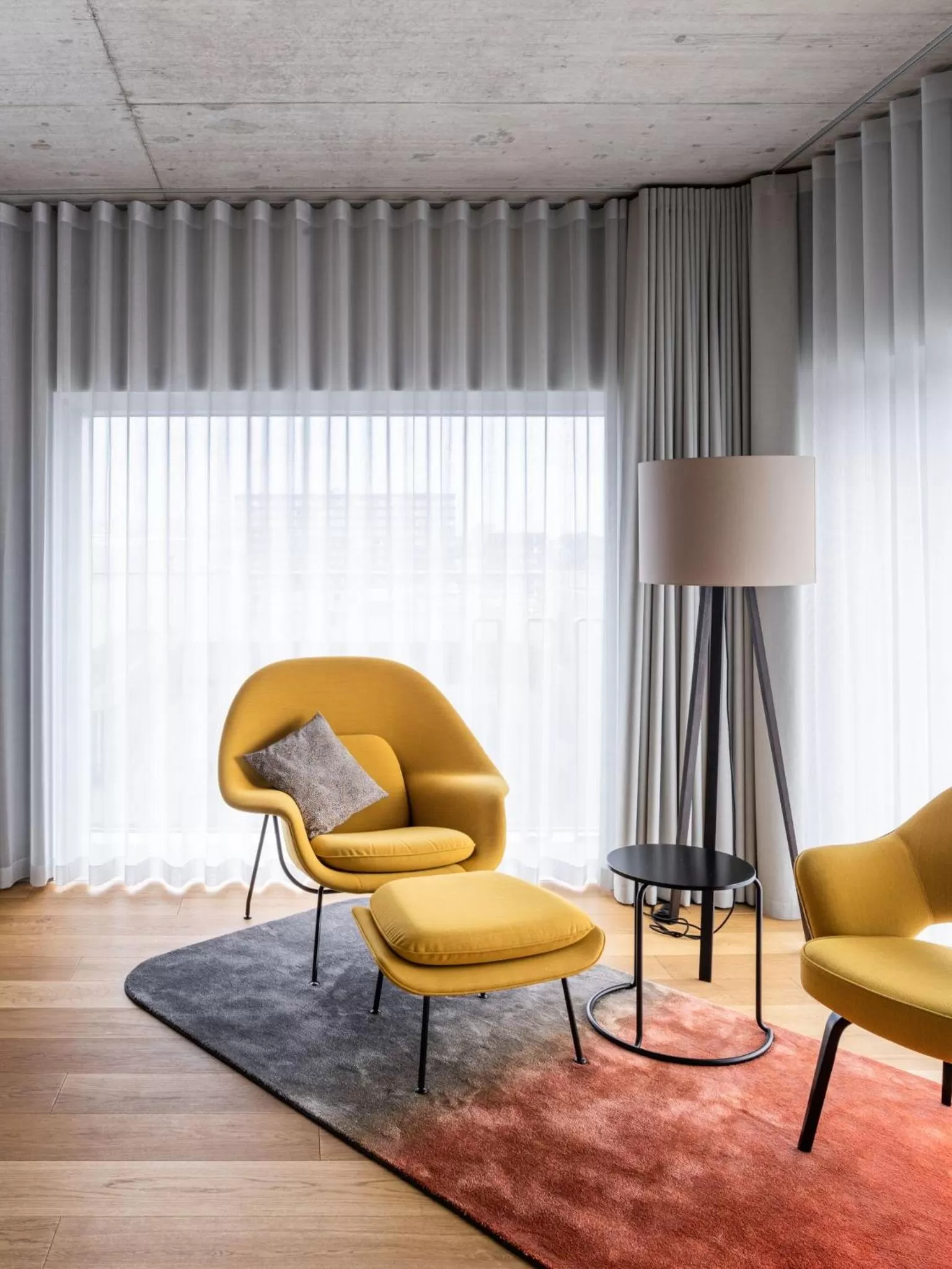 Seating area in Placid Hotel Design & Lifestyle Zurich