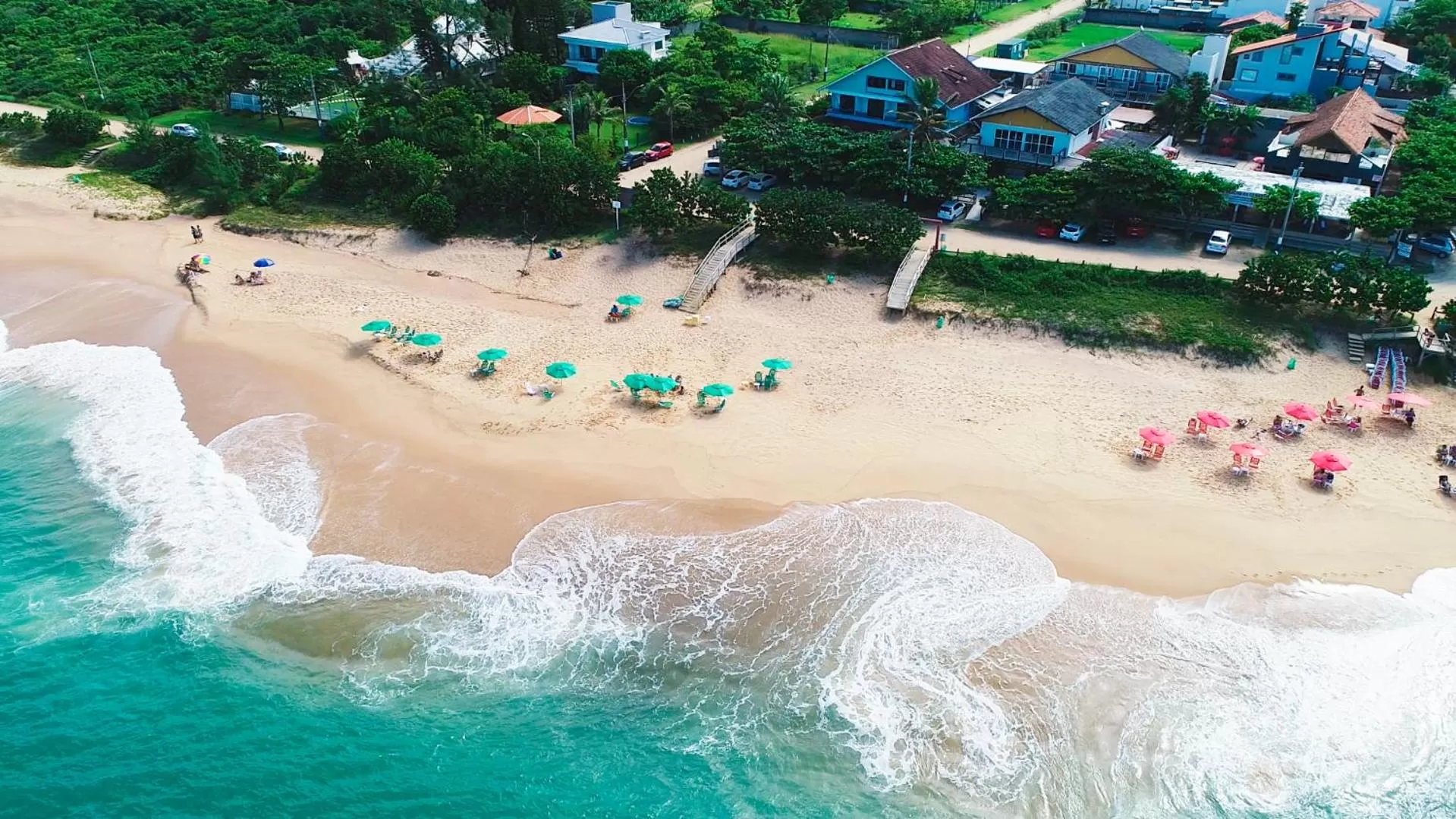 Bird's eye view, Beach in Pousada OceAnas Frente Mar Estaleiro