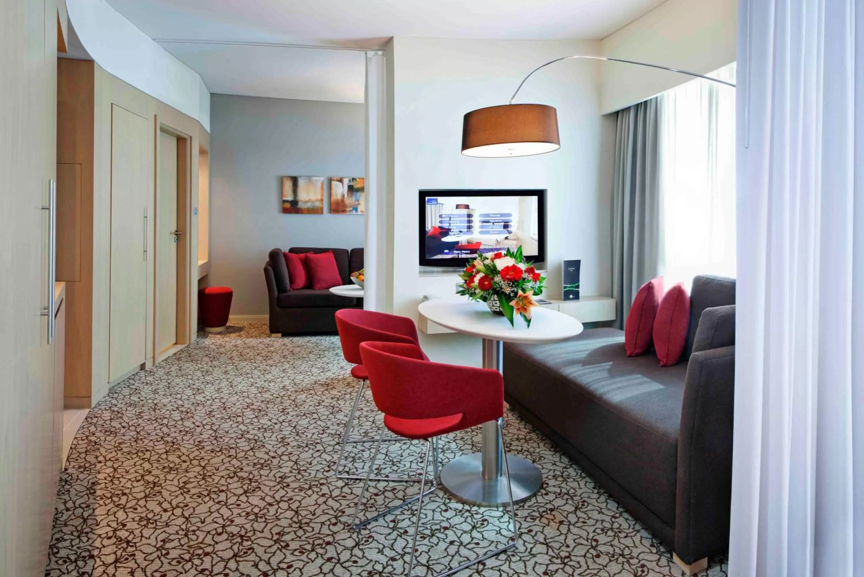 Living room in Novotel Suites Mall Avenue Dubai