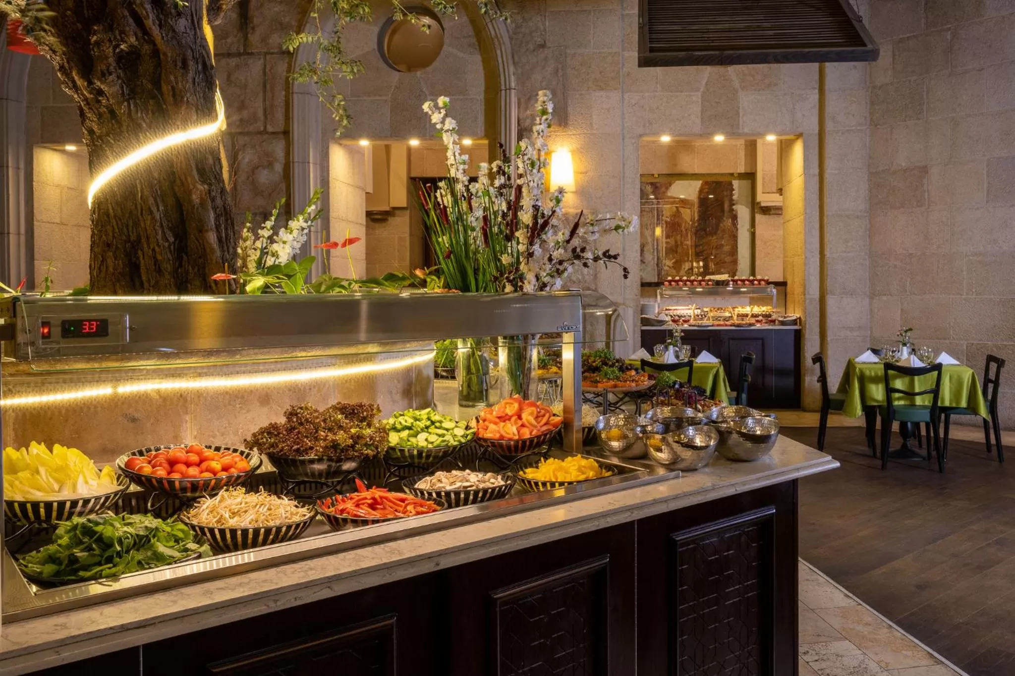 Dinner in Olive Tree Hotel