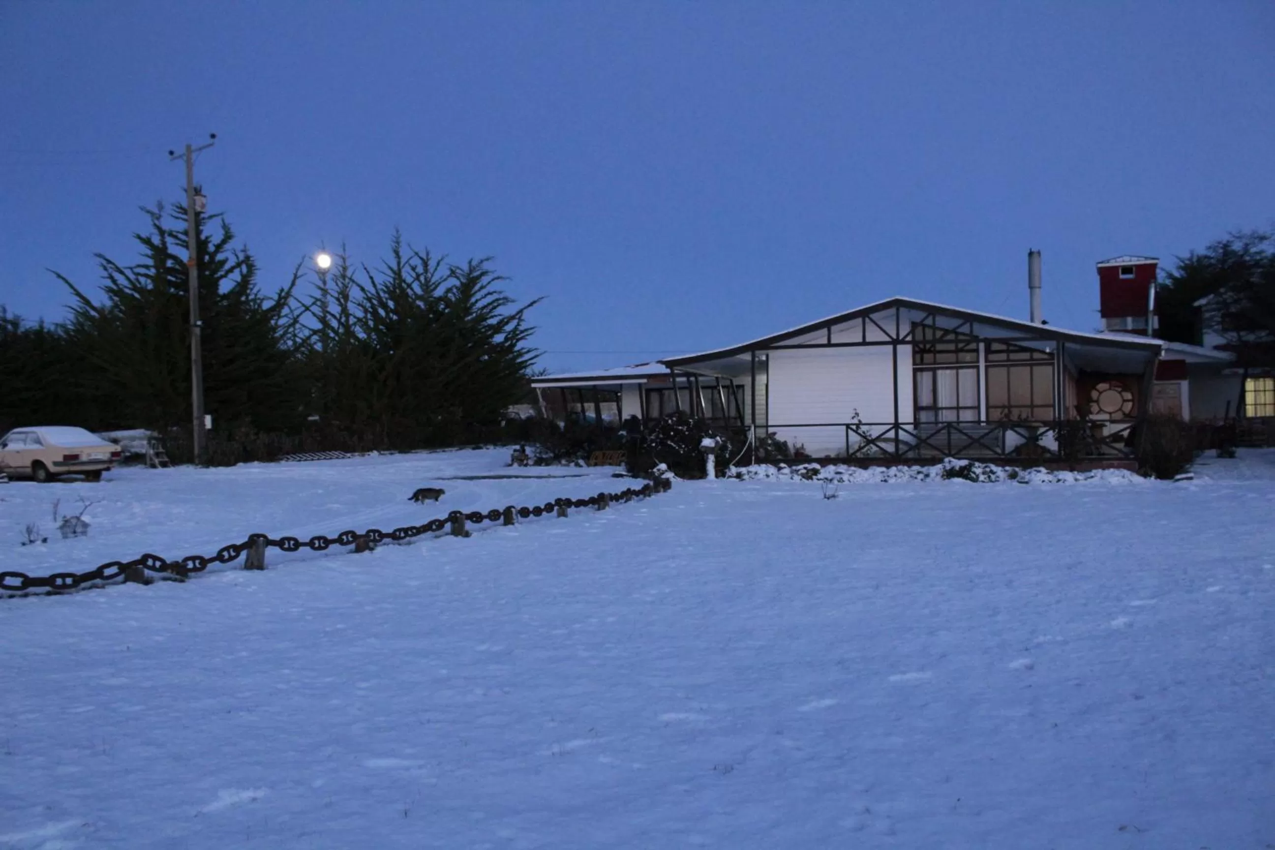 Property building, Winter in Hospedaje Isla Magdalena
