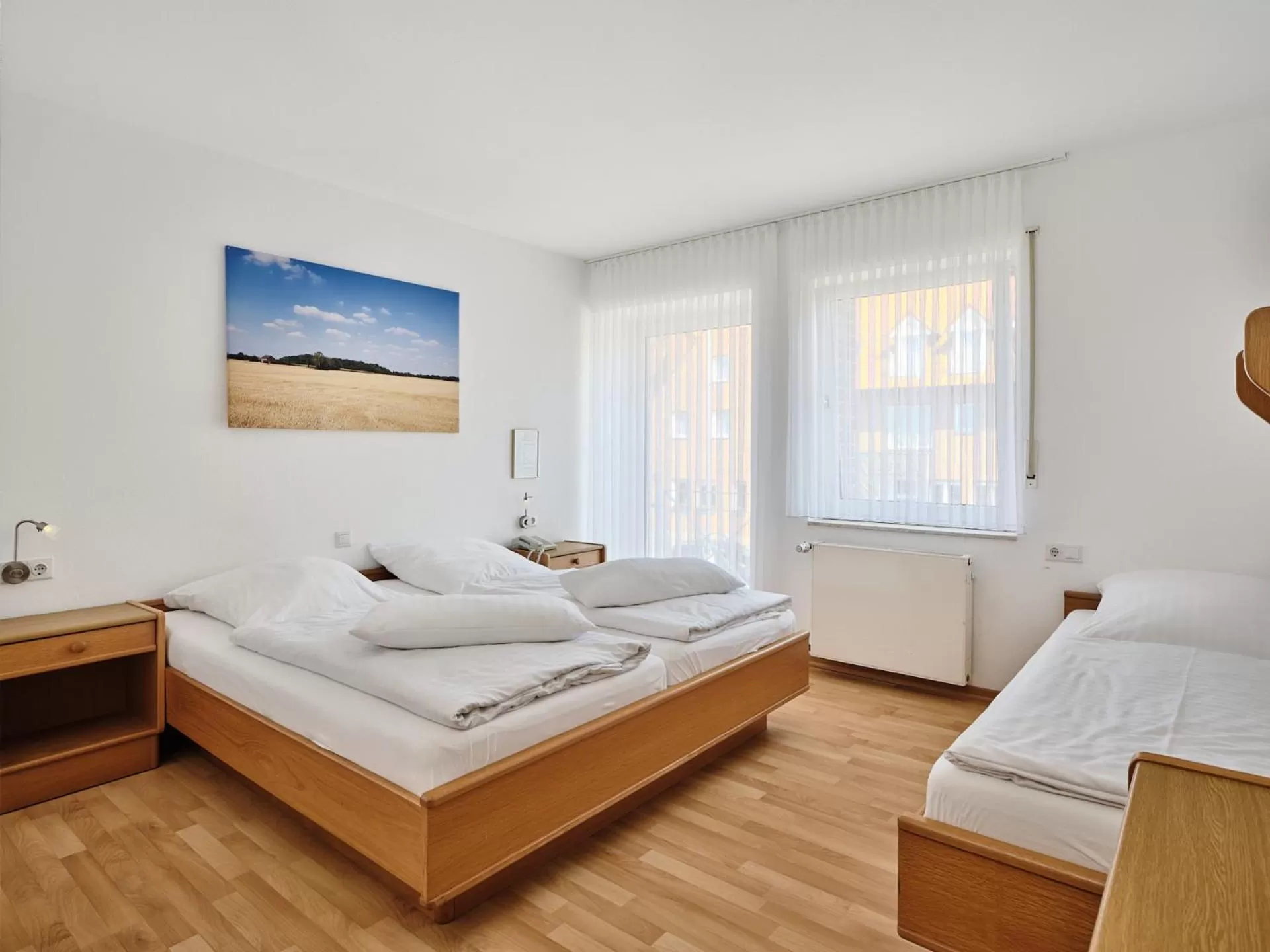 Bed in Hotel Restaurant Clemens-August