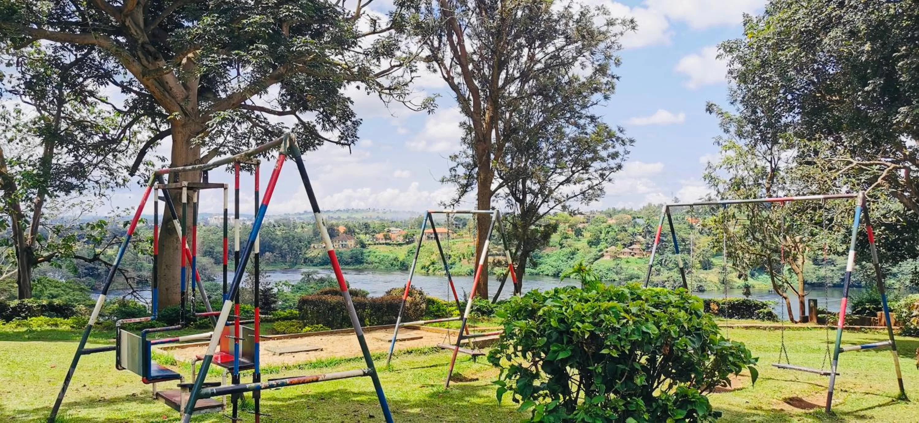 Children play ground in Jinja Nile Resort