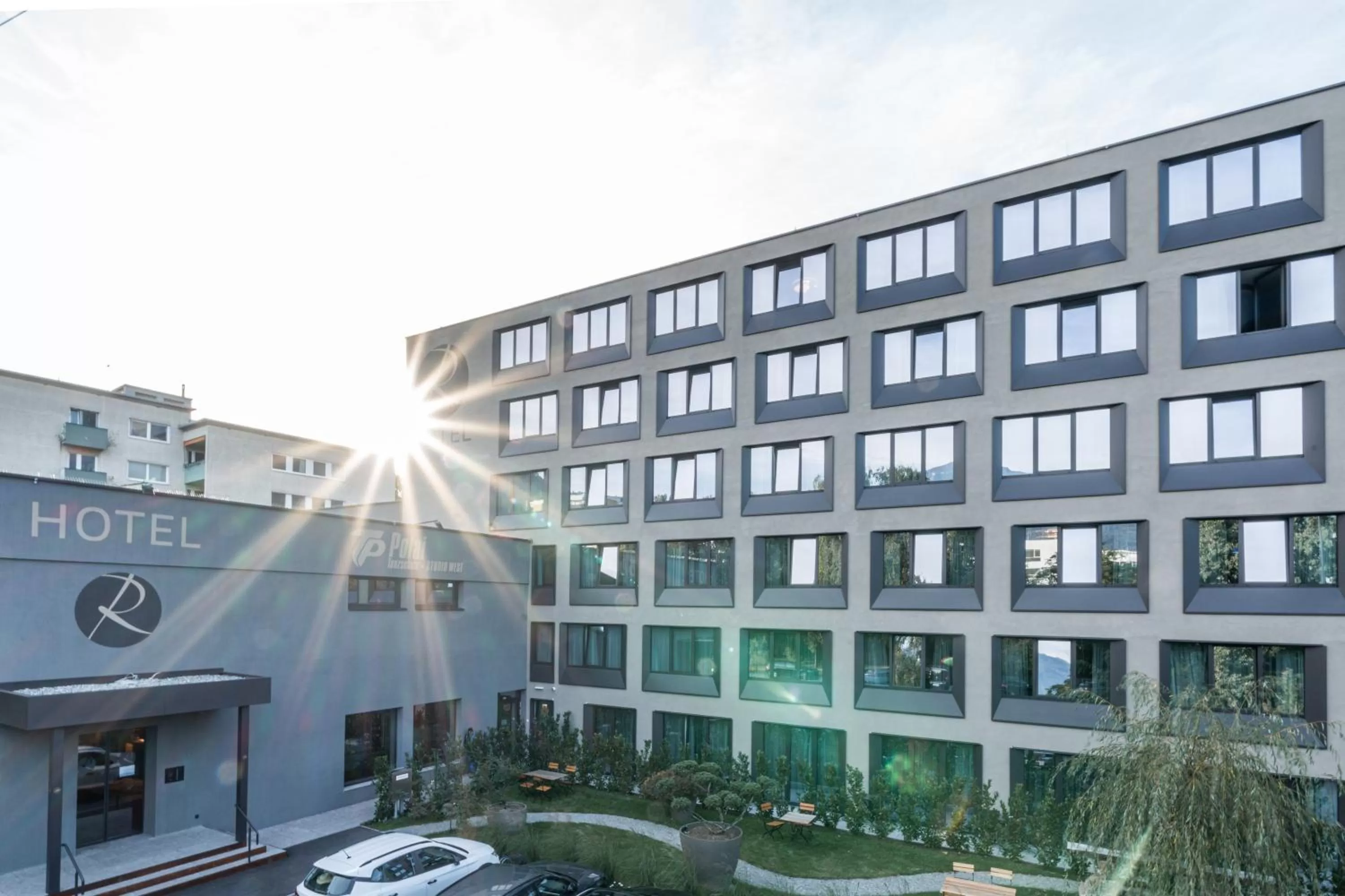 Property building in Rufi's Hotel Innsbruck