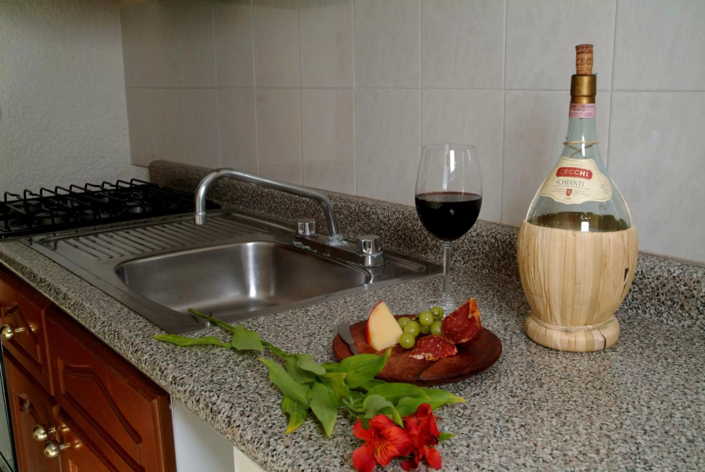 Kitchen or kitchenette in Hotel y Suites Nader