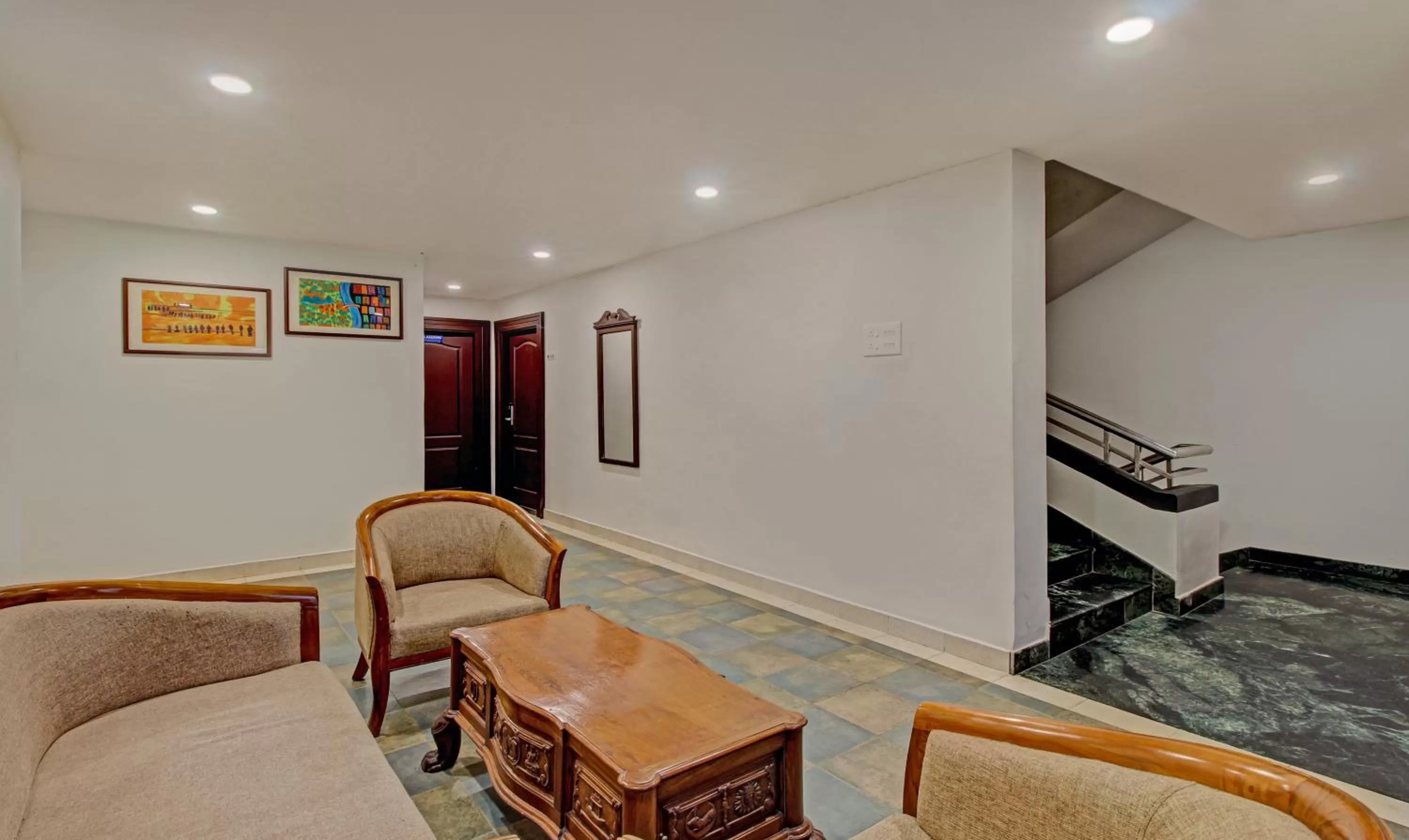 Seating area in Treebo Prince