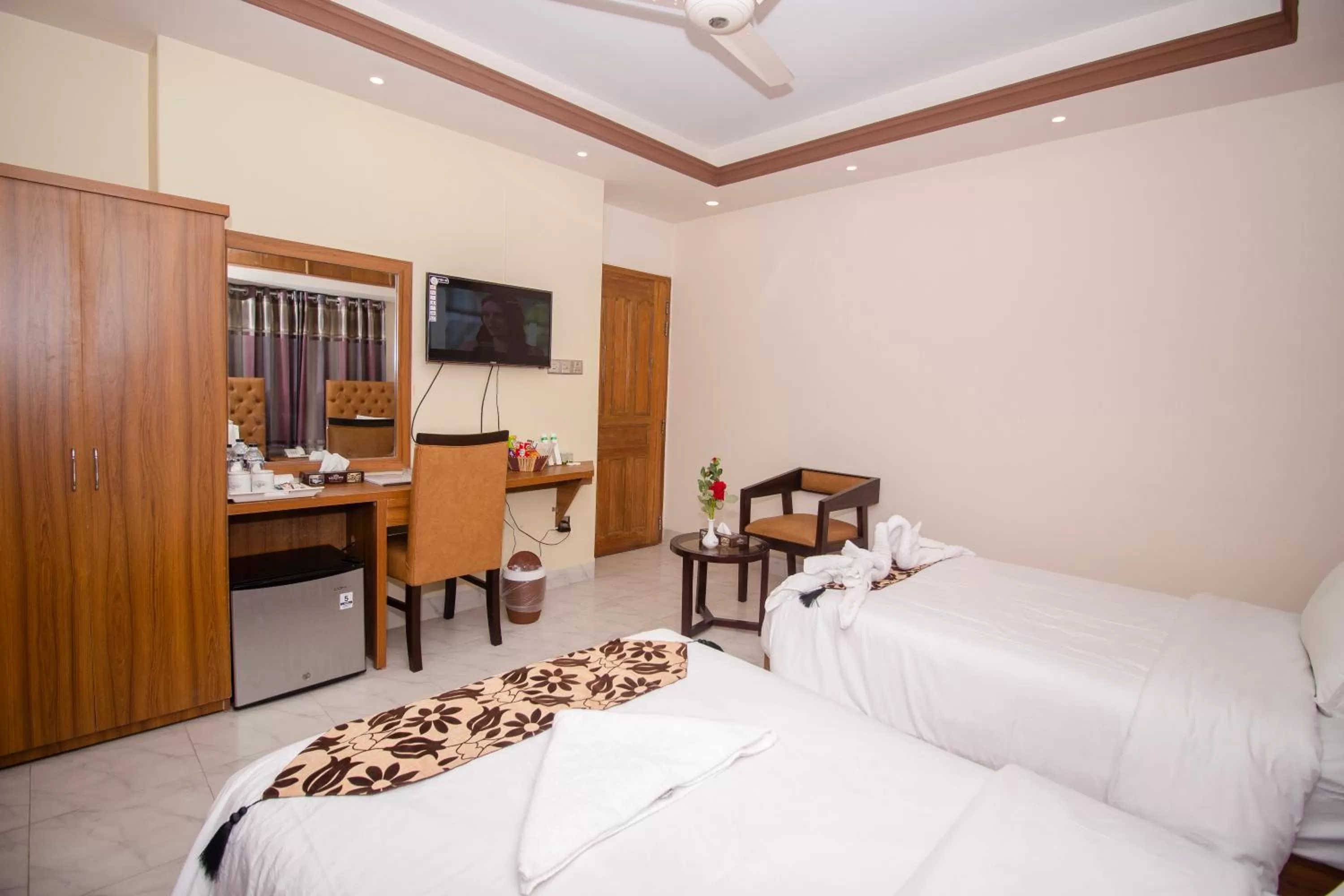 Bed in Memento Residence