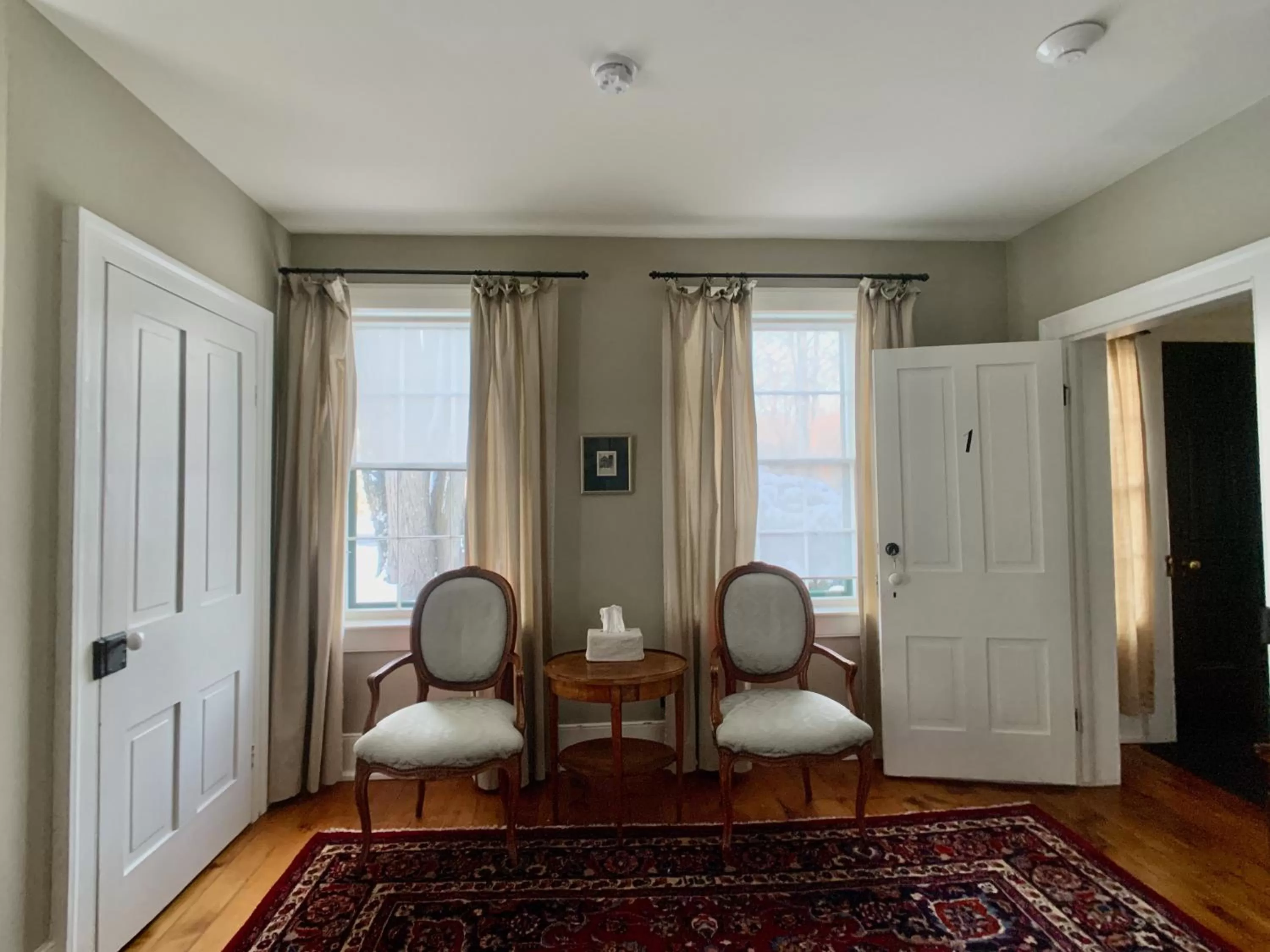 Seating area in Woodbourne Inn