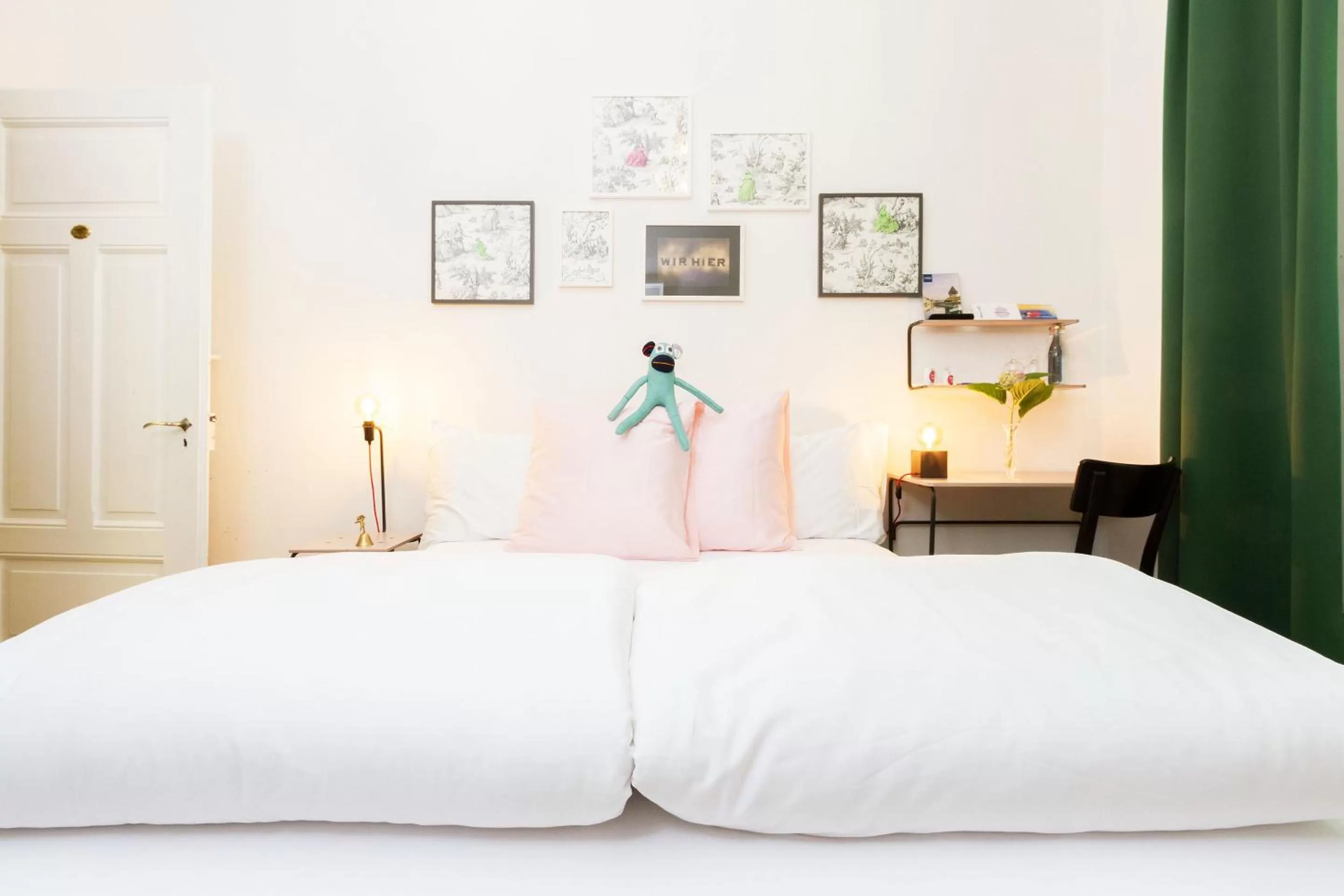 Bed in Hotel Beau Séjour Lucerne