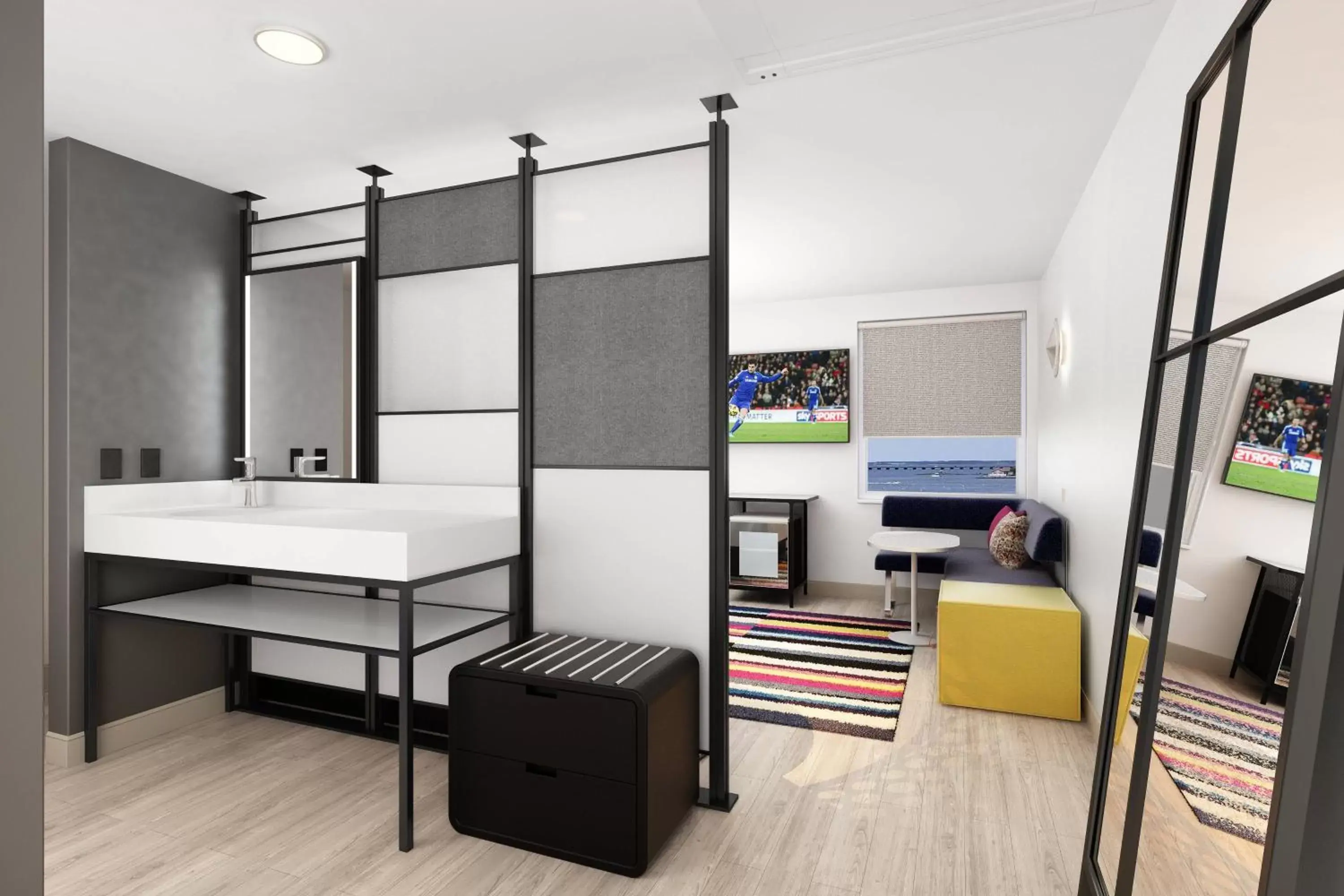 Standard Queen Room with Two Queen Beds - Hearing Accessible in Aloft Dallas DFW Airport Grapevine Standard Queen Room with Two Queen Beds - Hearing Accessible in Aloft Dallas DFW Airport Grapevine