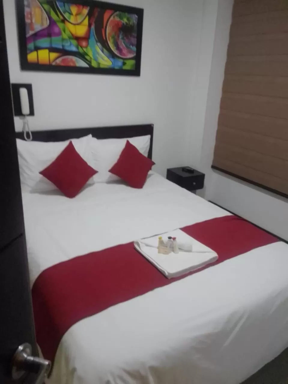 Bed in Hotel Naisca 47