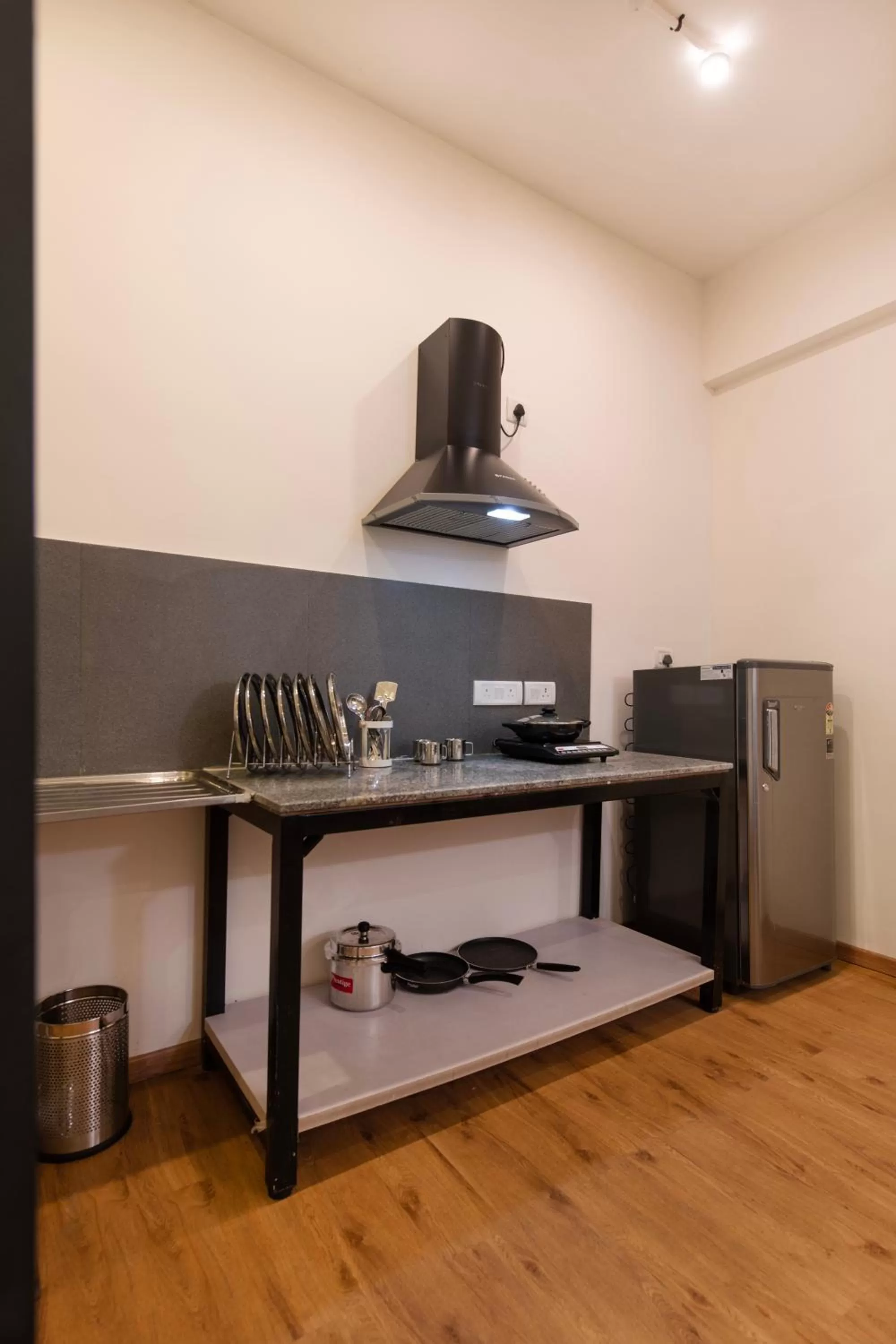 Kitchen/Kitchenette in Convastay Prestige- Near Apollo Hospital & US Consulate