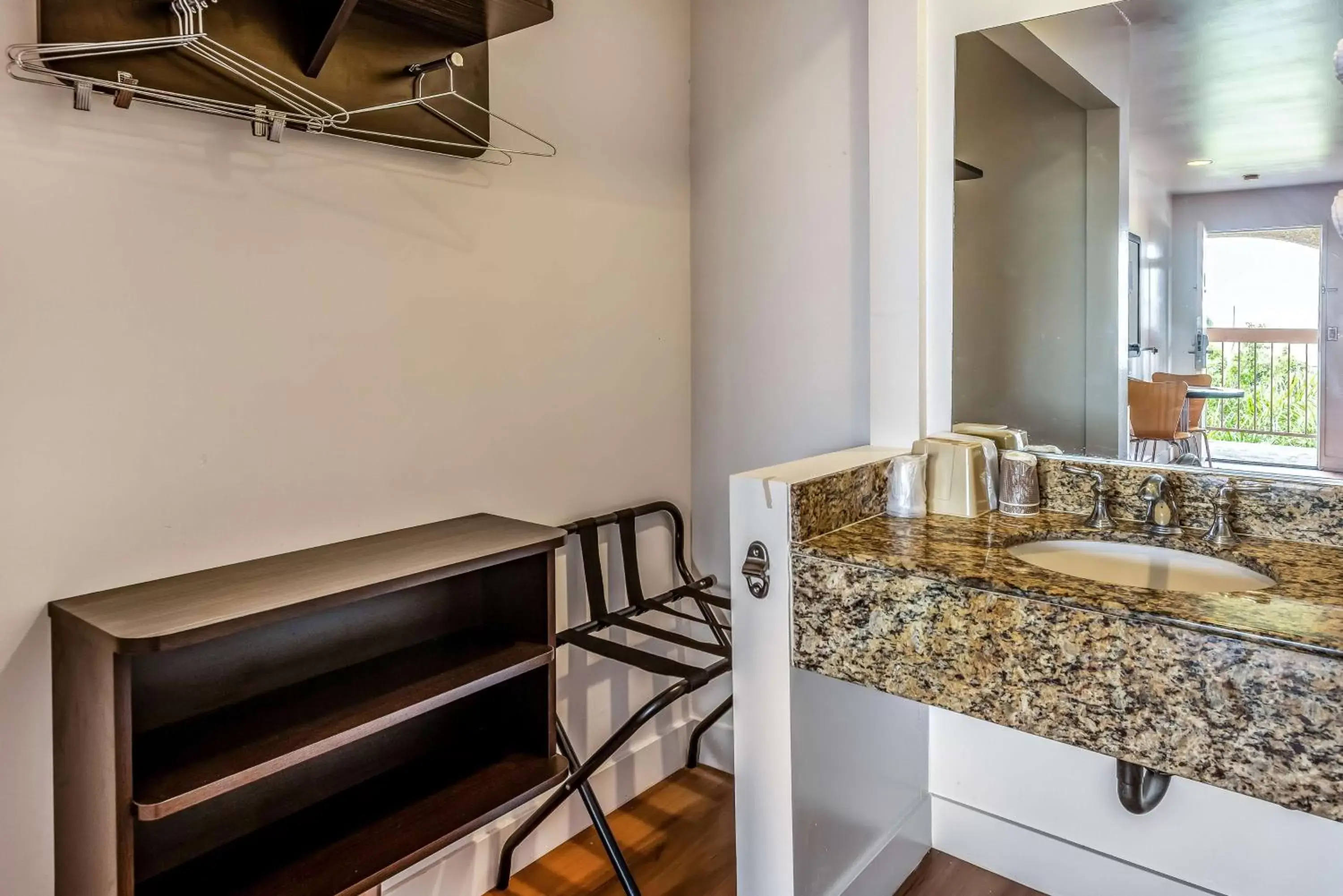 Queen Room - Disability Access - Roll in Shower in Motel 6-Gardena, CA - South Queen Room - Disability Access - Roll in Shower in Motel 6-Gardena, CA - South