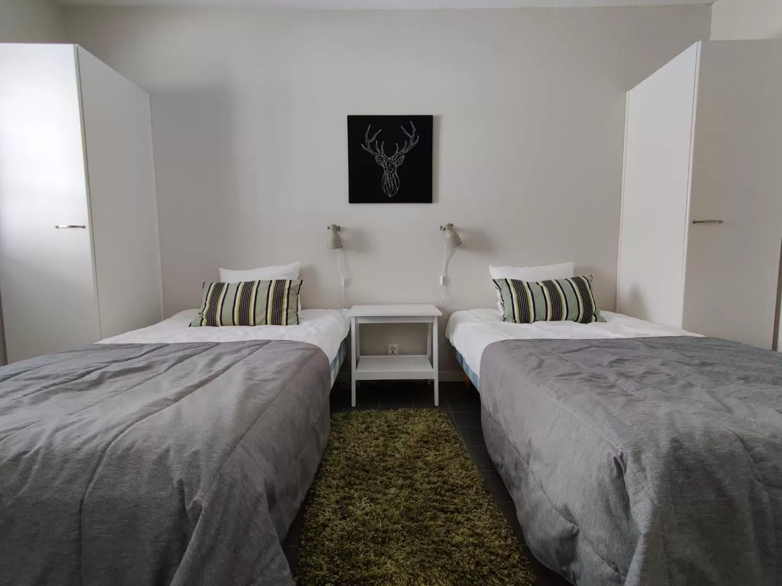 Bed in Rauhalahti Holiday Homes