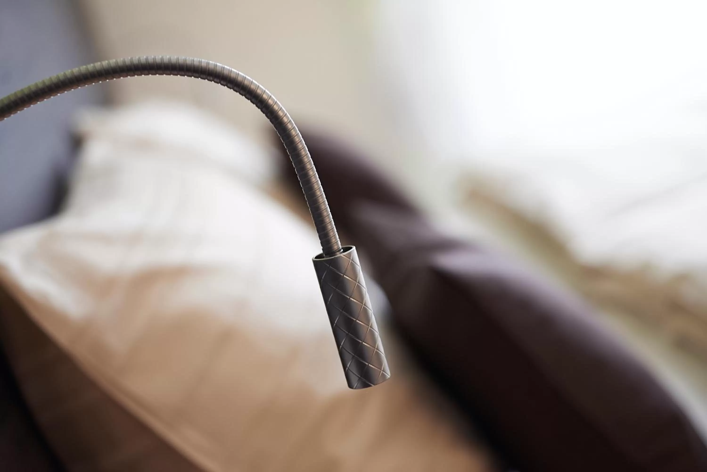 Decorative detail, Bed in eee Hotel Traun