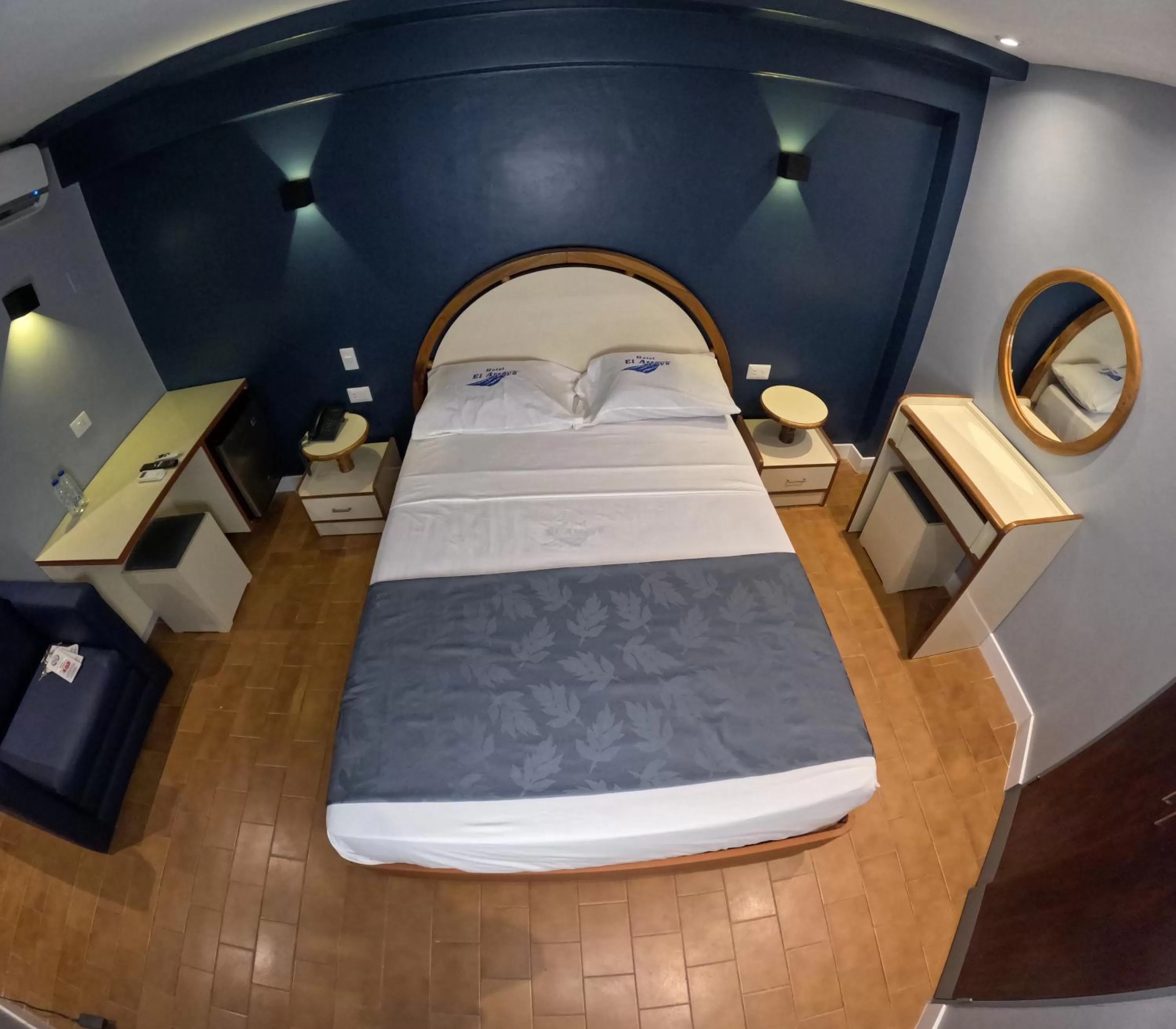 Bed in Hotel El Arroyo