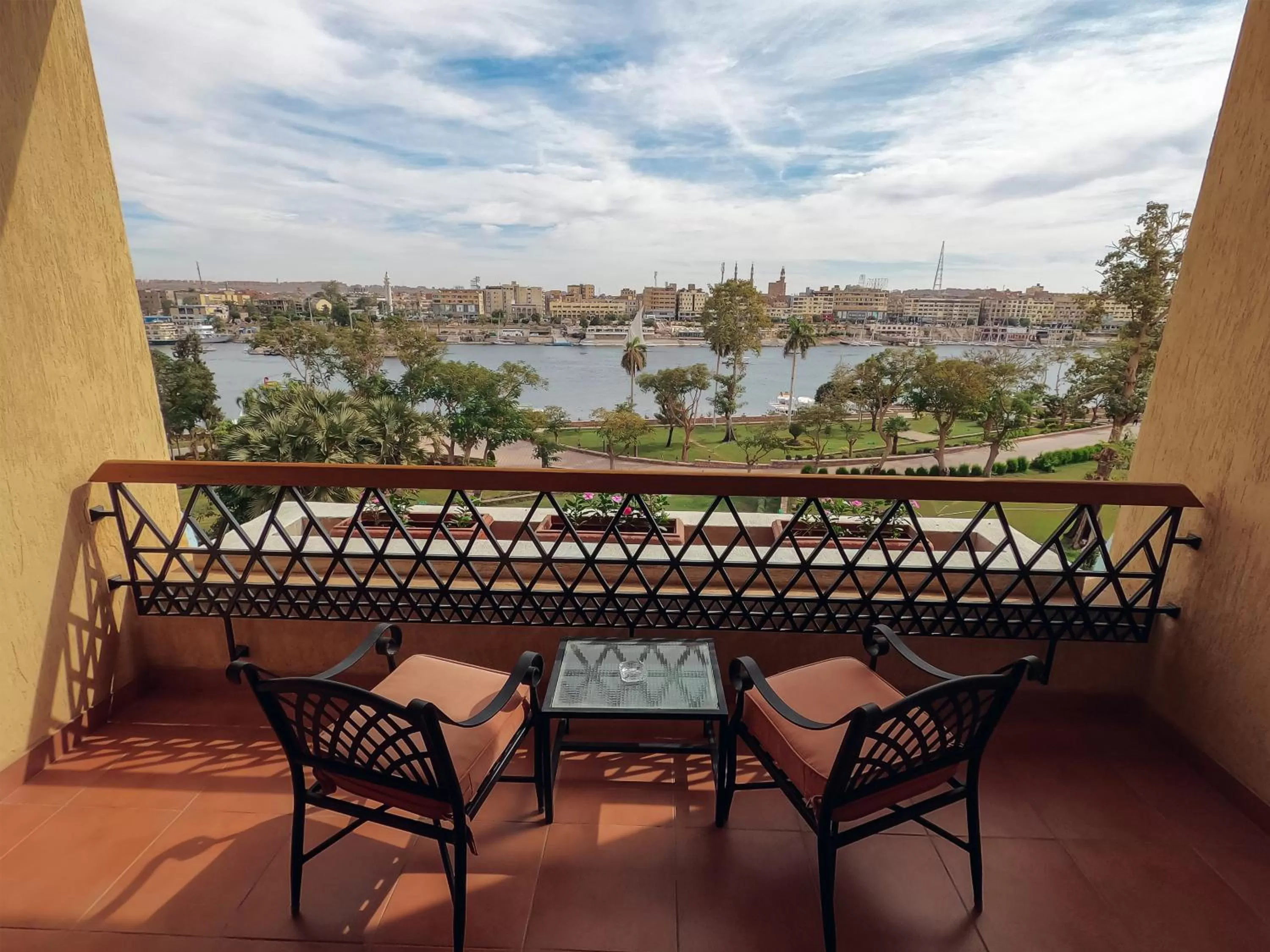 Natural landscape in Mövenpick Resort Aswan