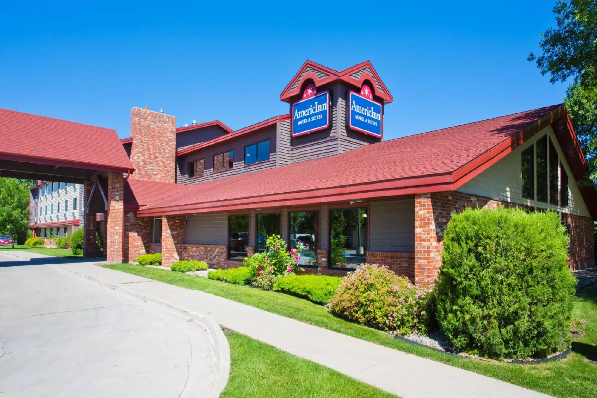 Property building in AmericInn by Wyndham Grand Forks