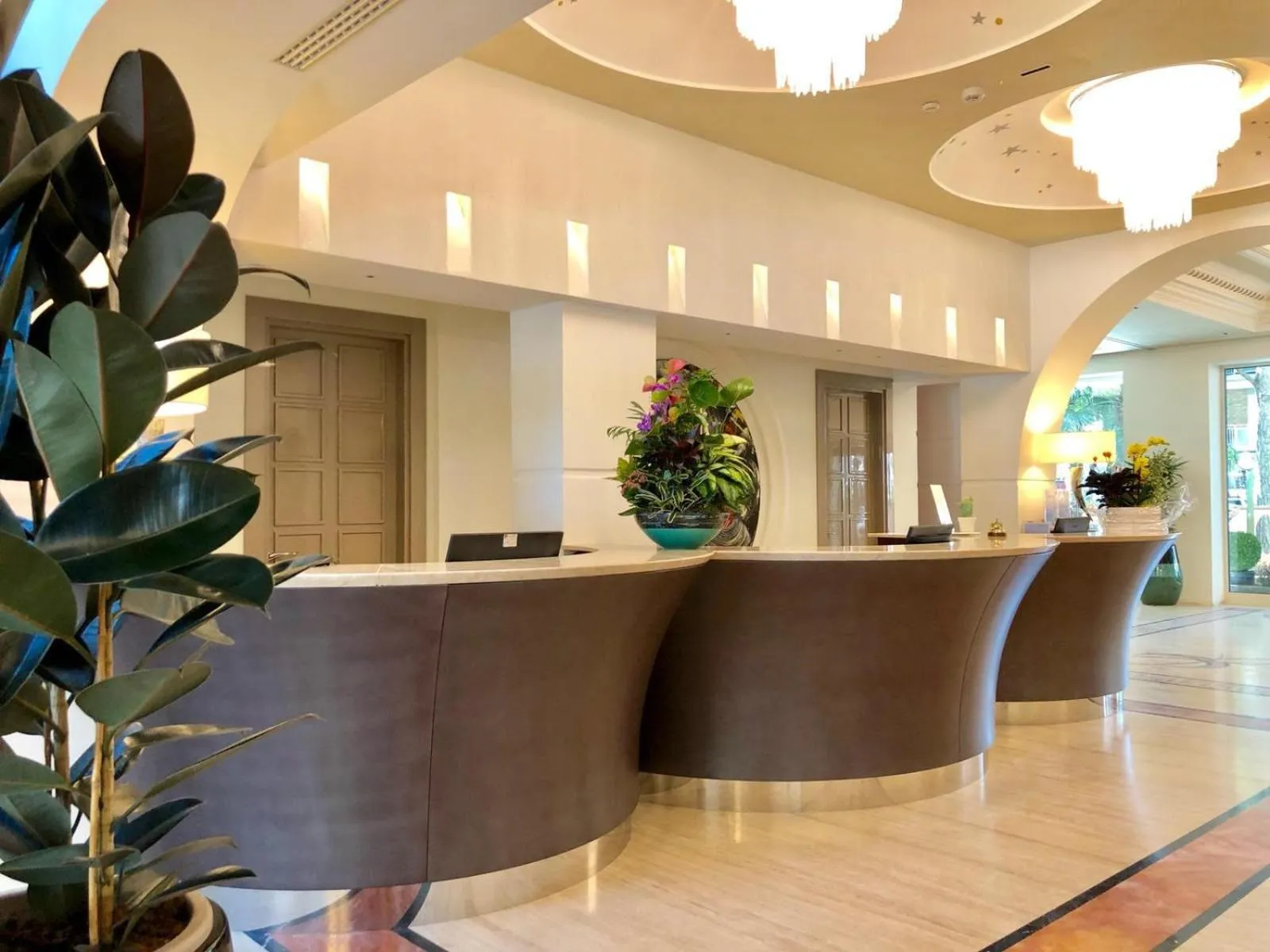 Lobby or reception in Hotel Aurelia