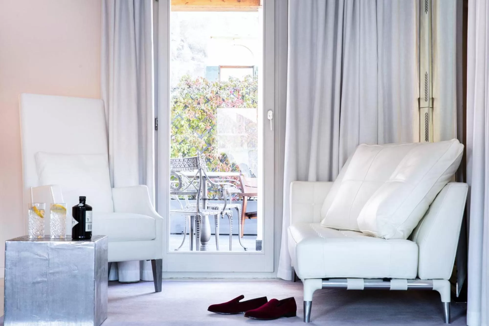 Seating area in Hotel Palazzina Grassi