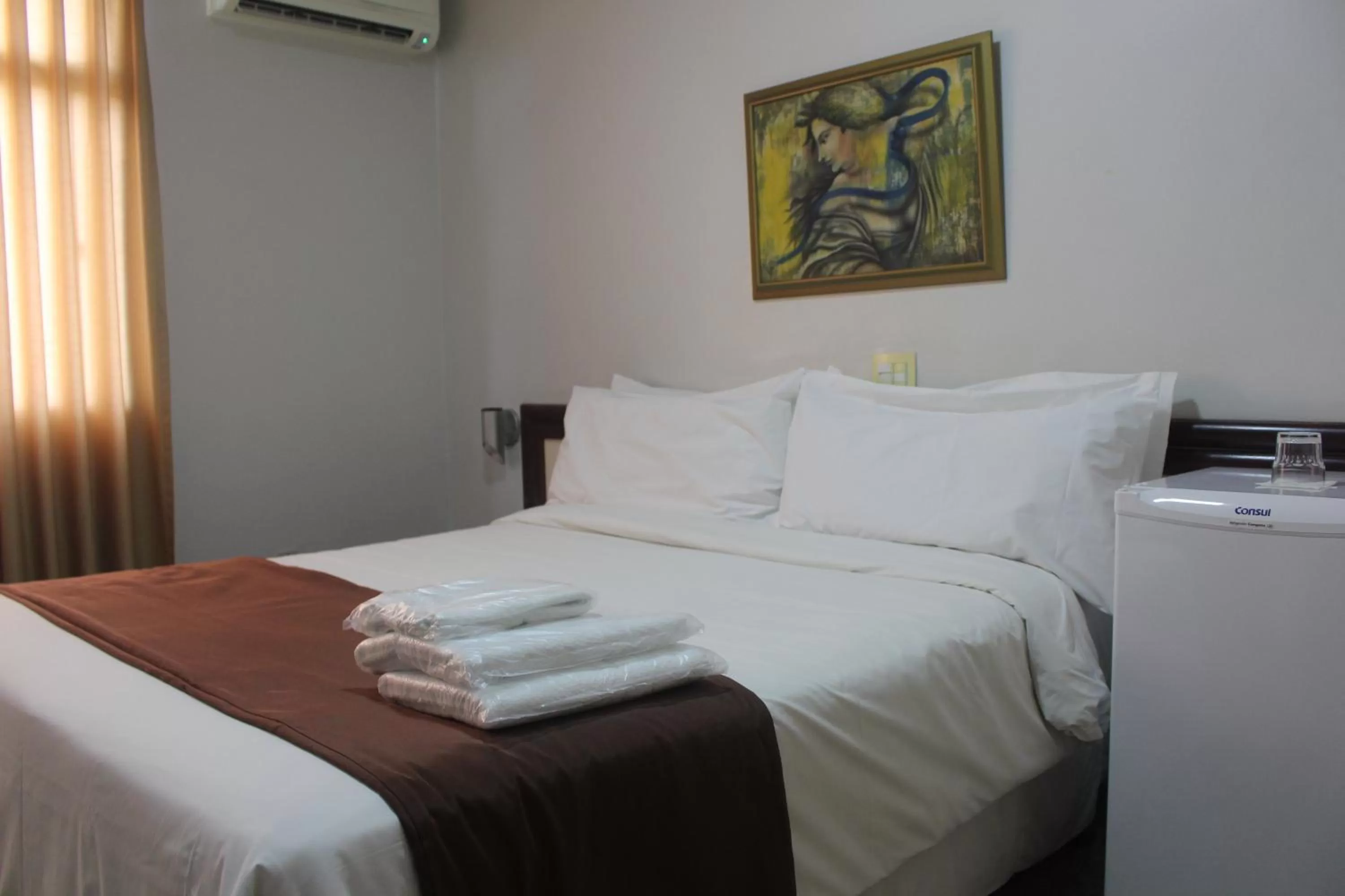 Bed in Hotel Oscar Econômico