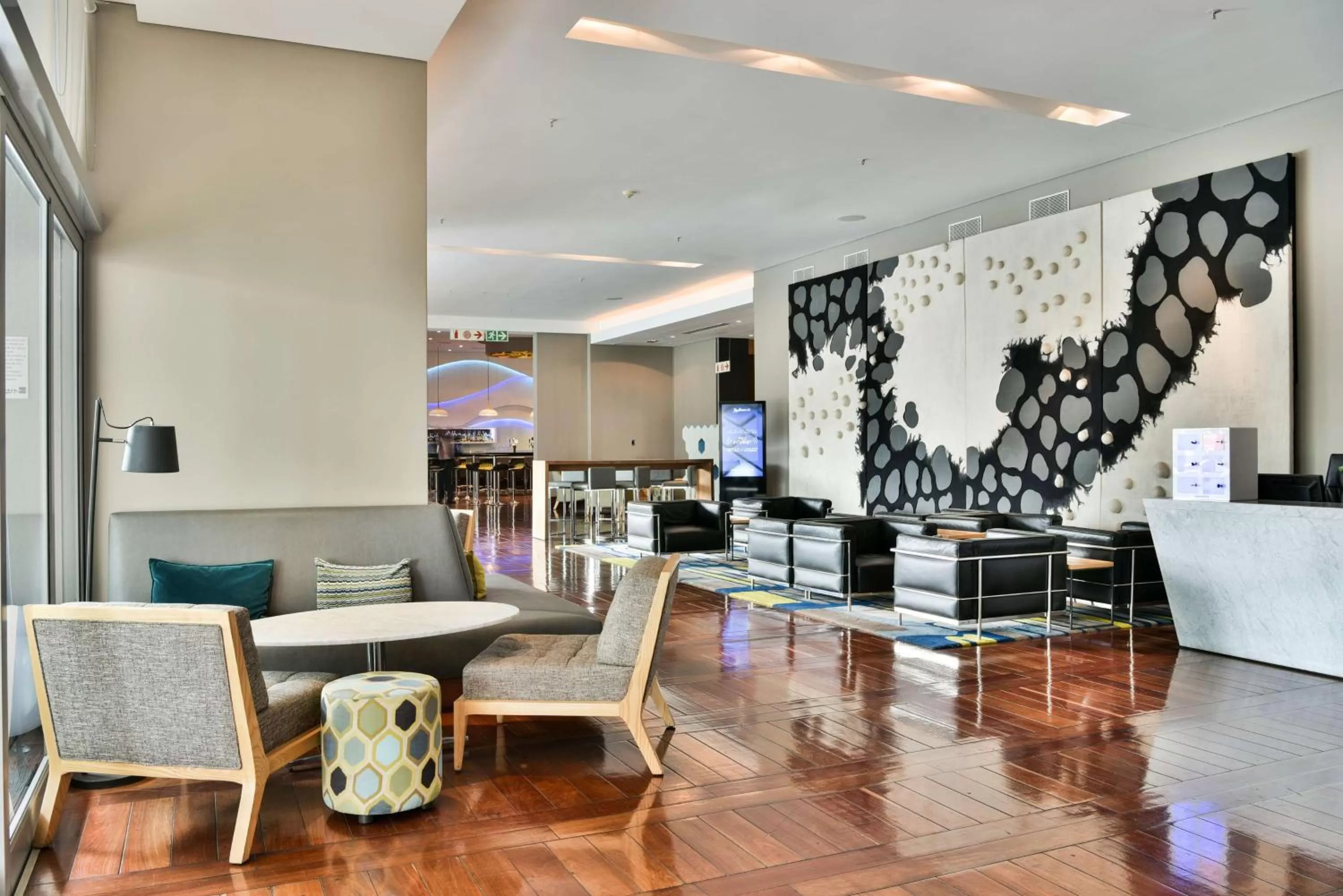 Lobby or reception in Radisson Blu Gautrain Hotel, Sandton Johannesburg