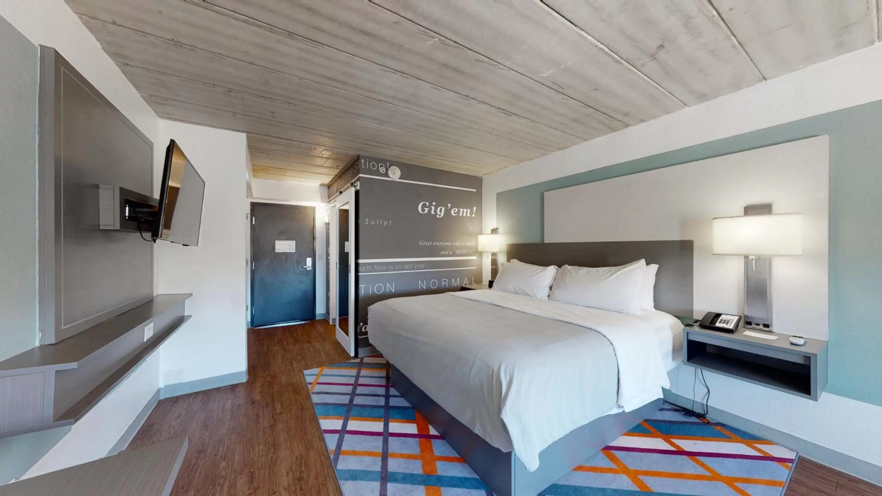 Bedroom, Bed in voco College Station Aggieland by IHG