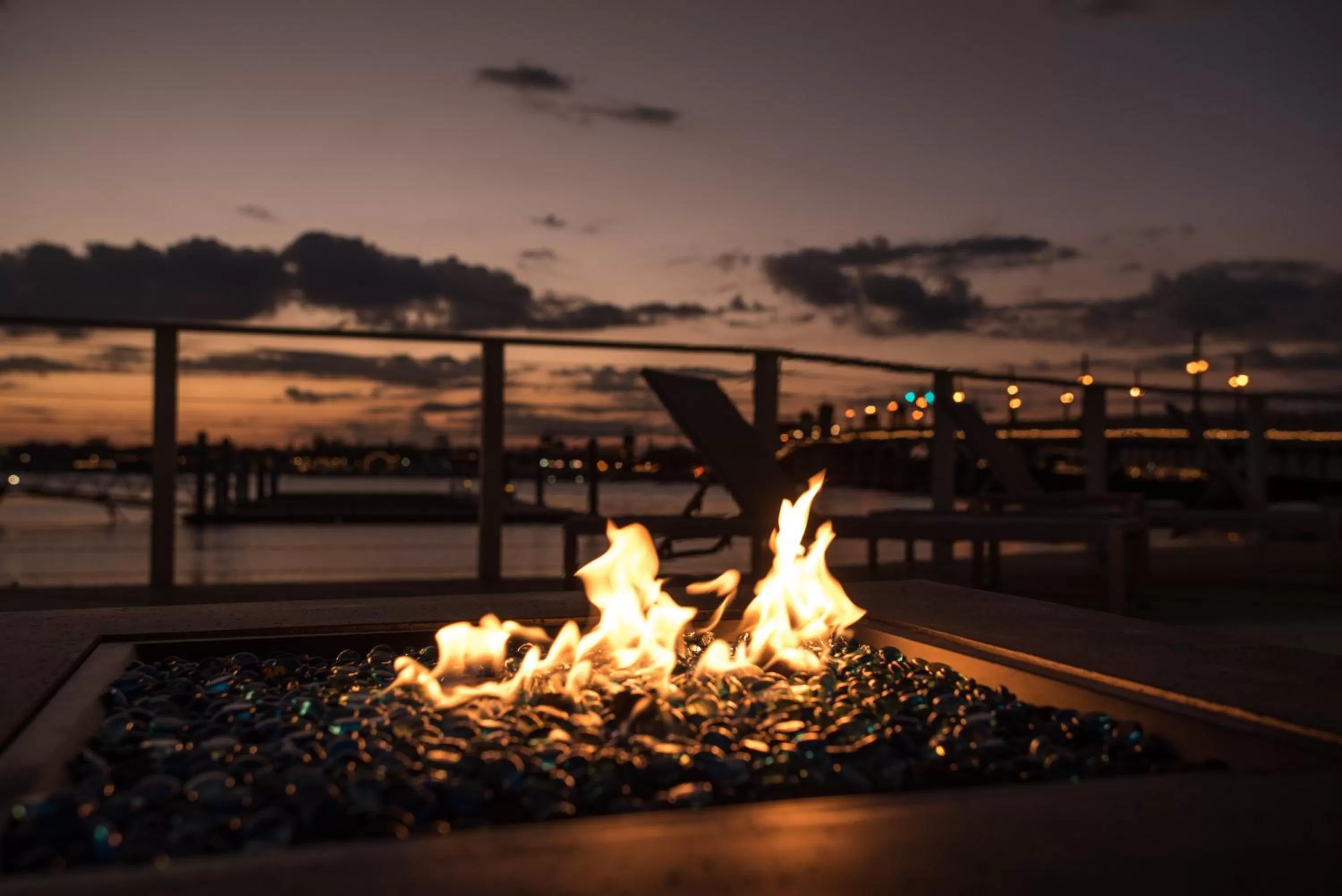 Patio in Marker 8 Hotel and Marina