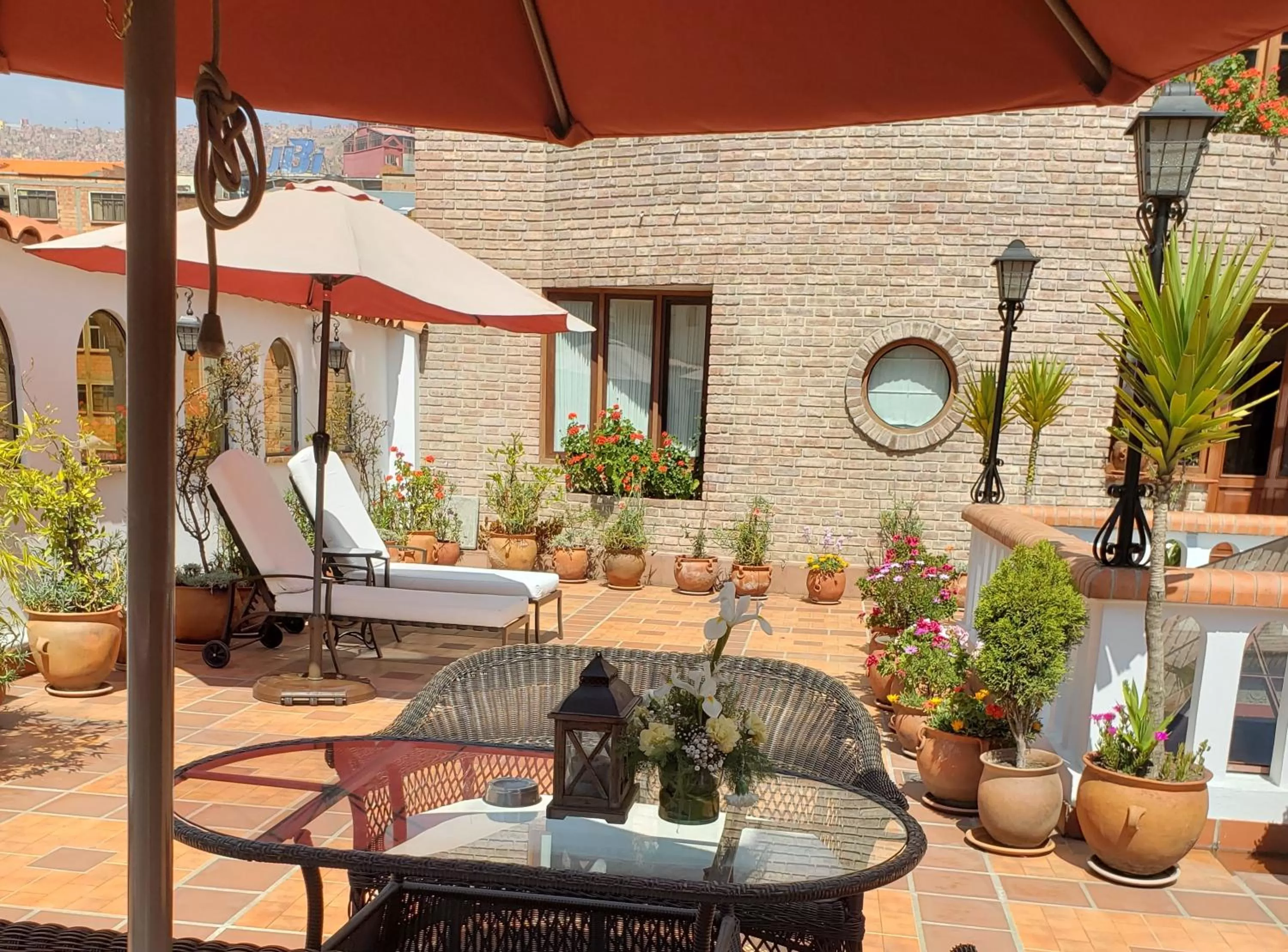 Balcony/Terrace in La Casona Hotel Boutique