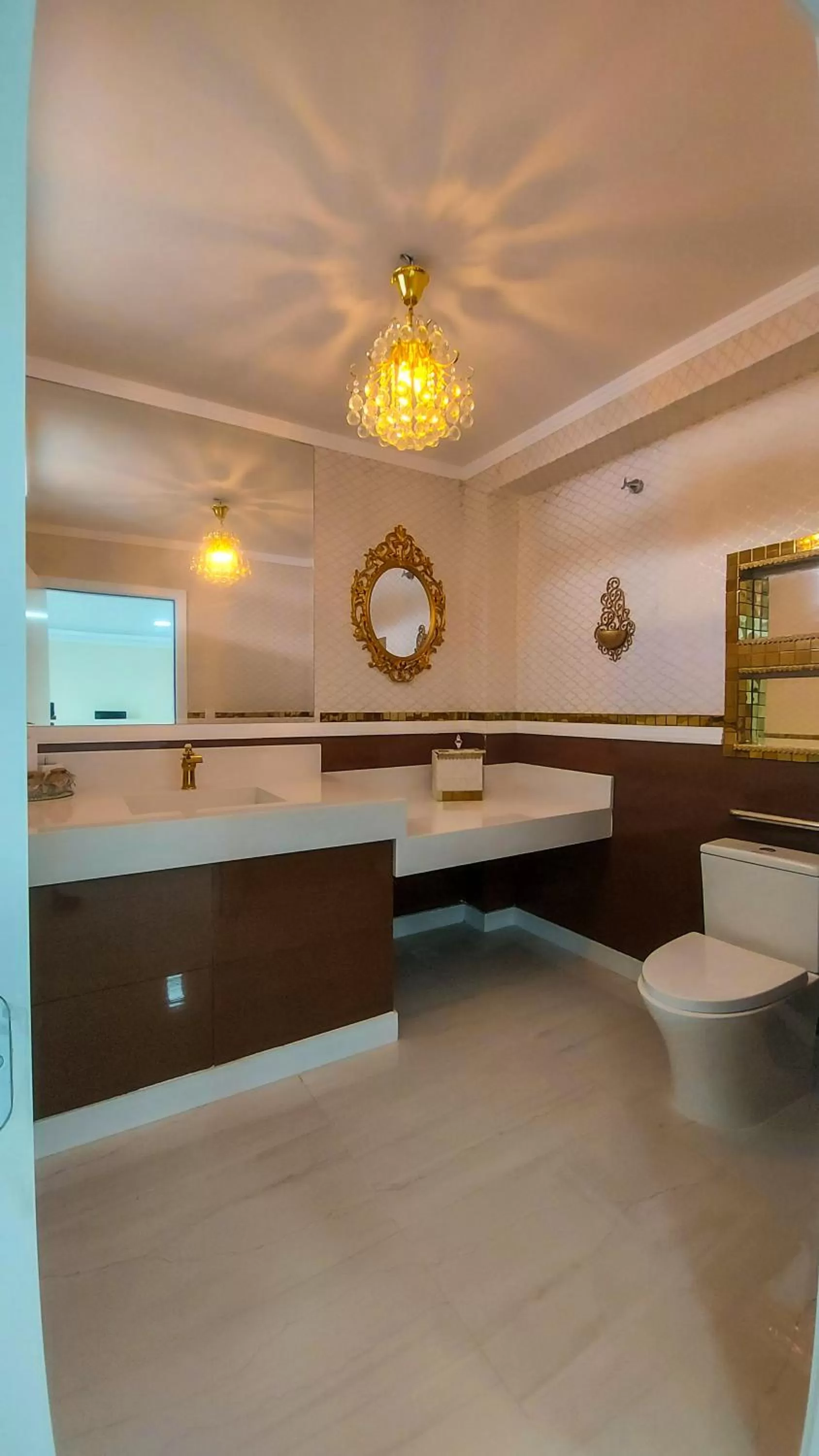 Bathroom in Pousada Cavalero