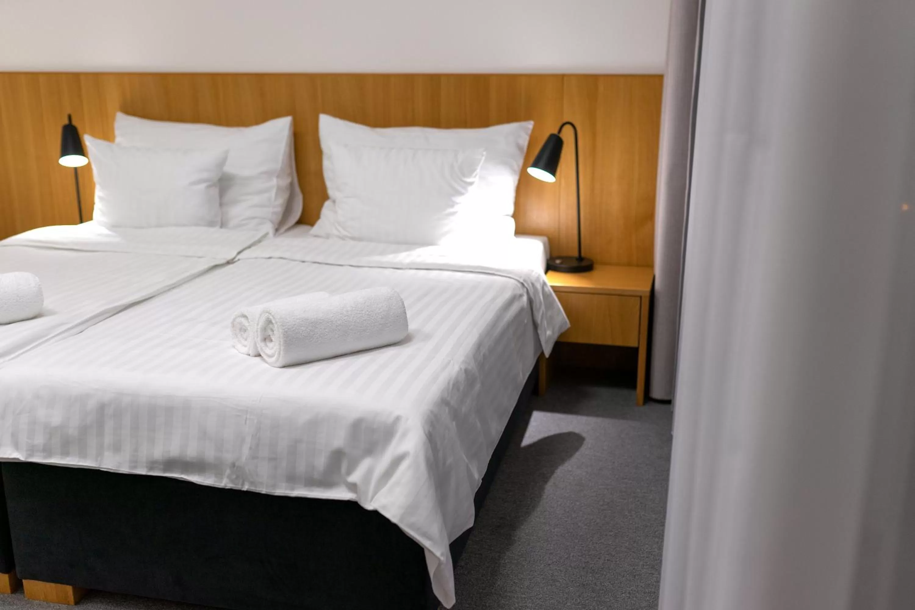 Bed in Hotel Smetanova