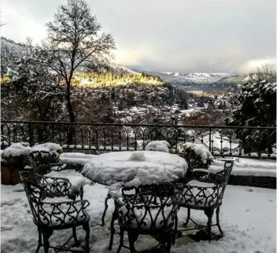 Balcony/Terrace, Winter in Paraíso Casa de Montaña