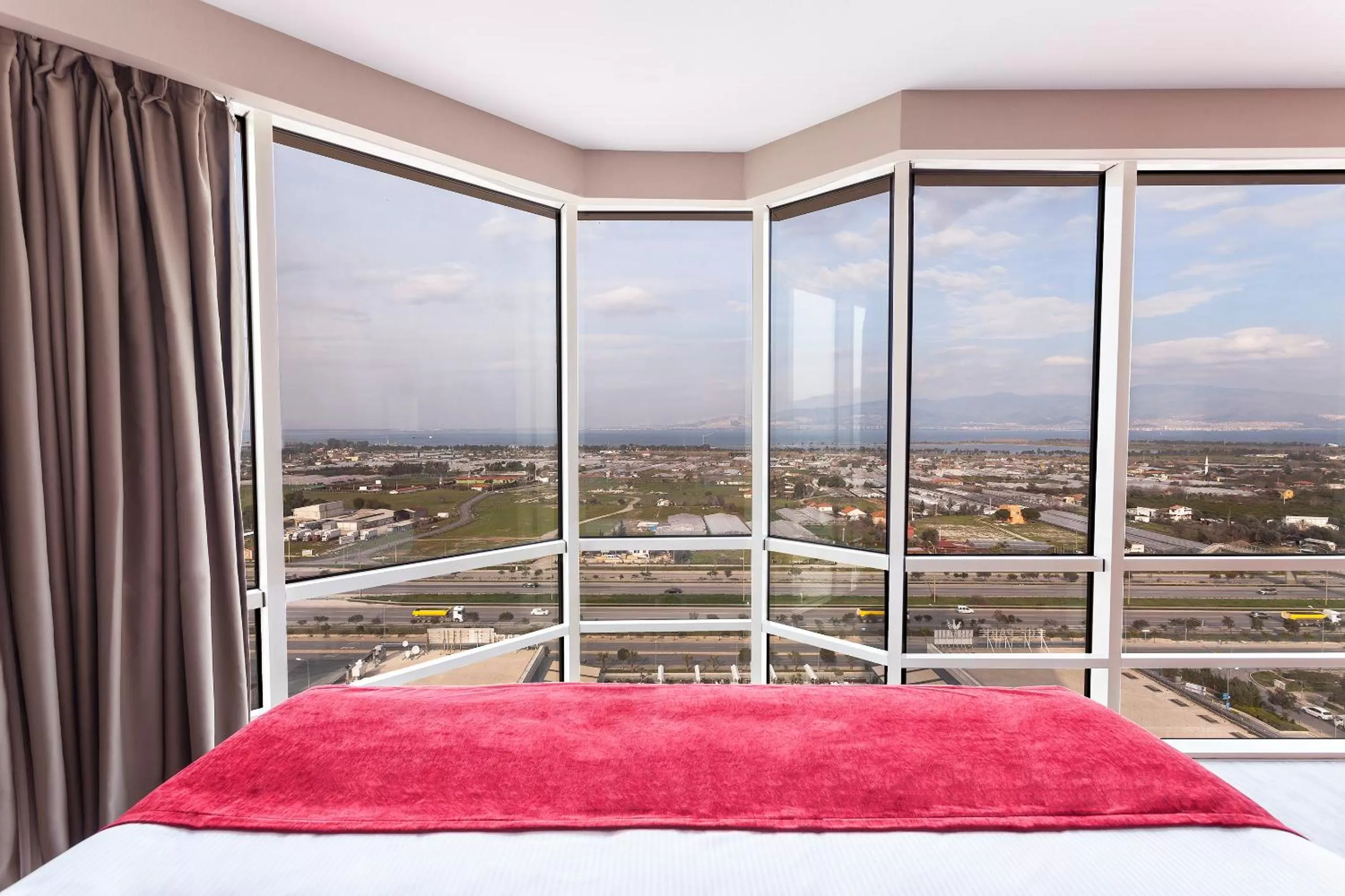 Sea view, Bed in Ramada Encore by Wyndham Izmir