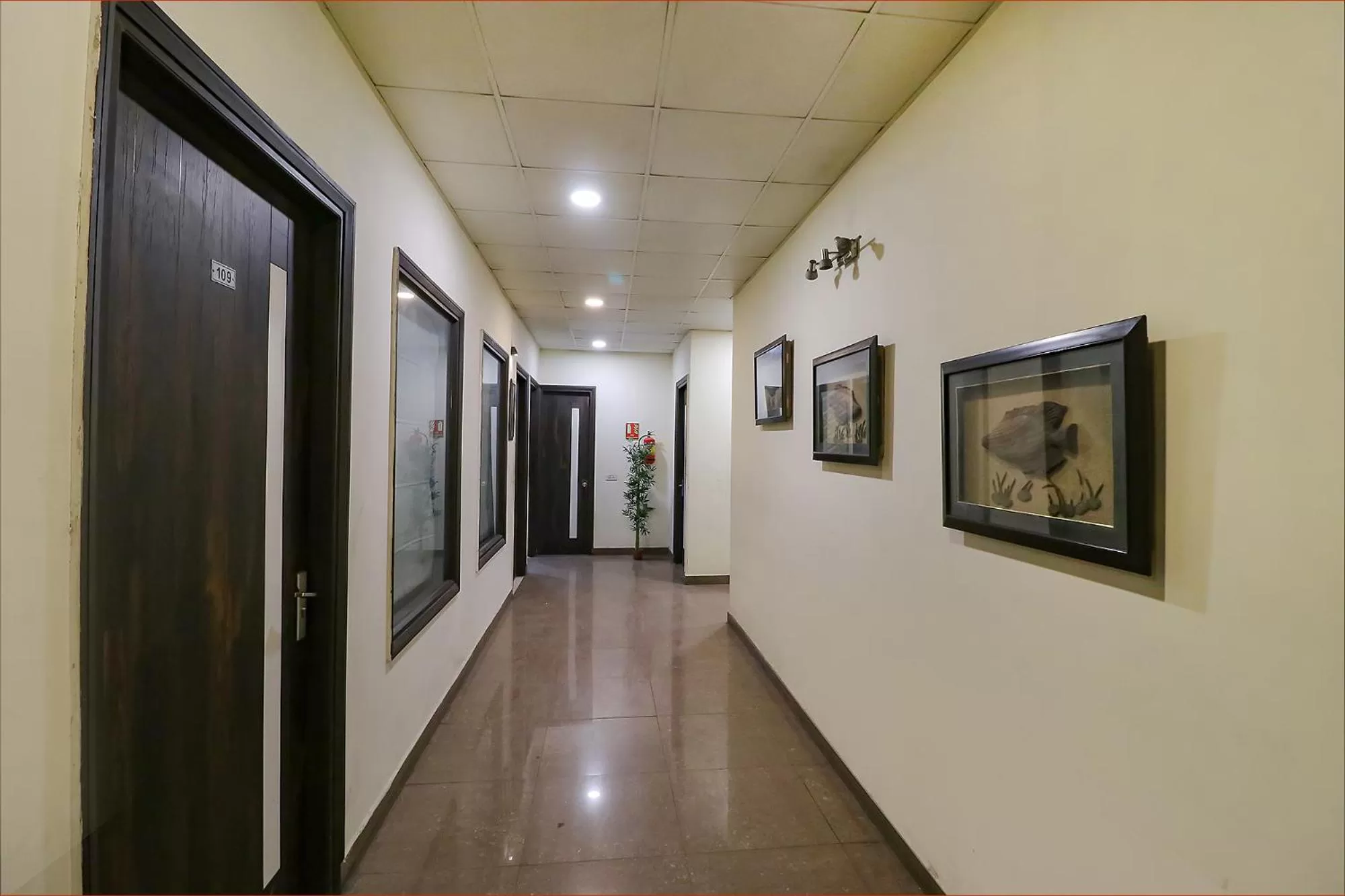 Lobby or reception in FabHotel Heaven Agya Ludhiana